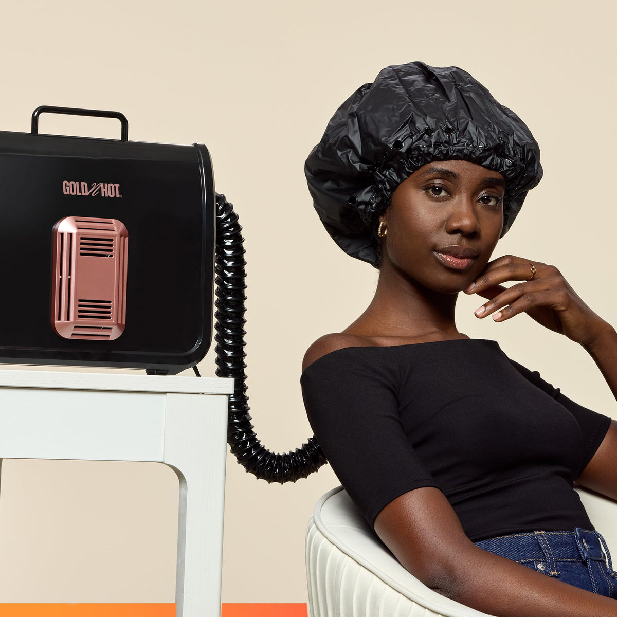 GOLD N HOT Ionic Soft Bonnet Dryer