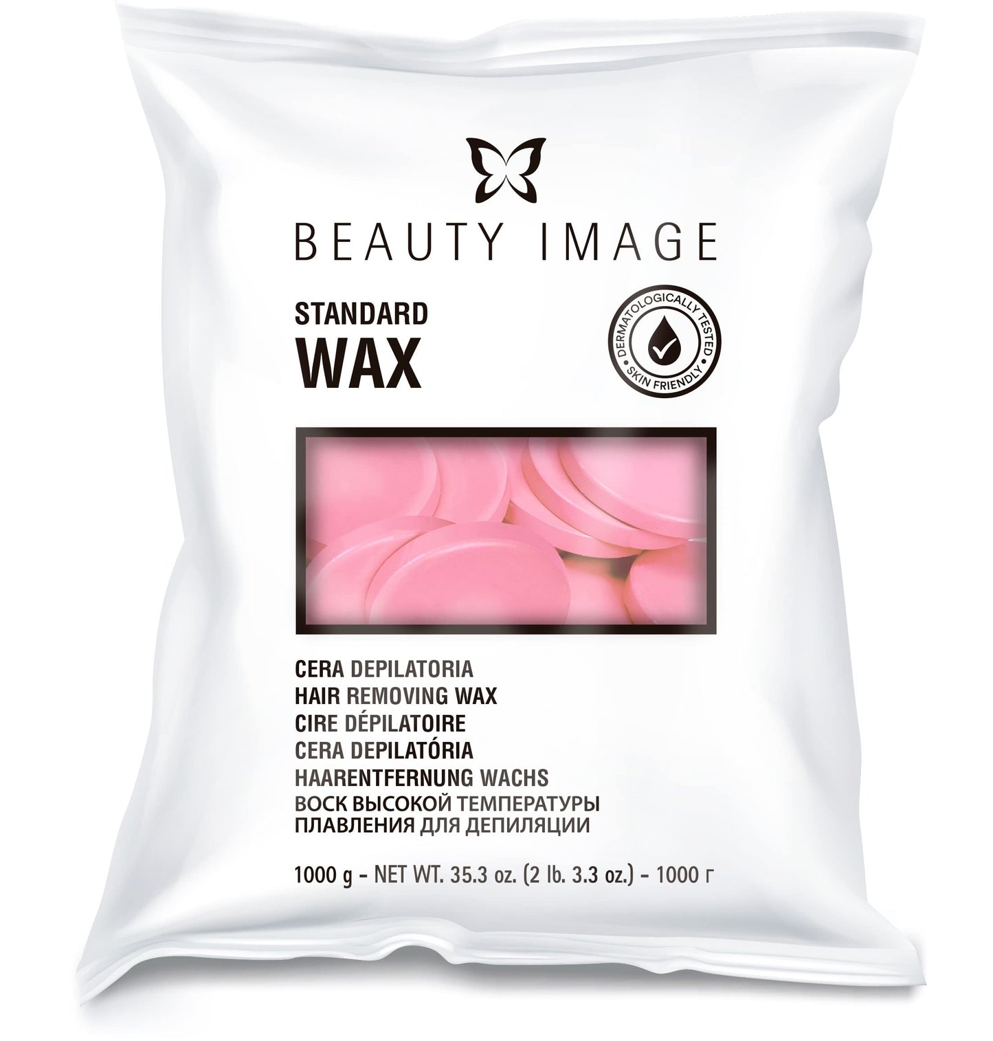 Beauty Image Creme Pink Hot Wax Beauty and Personal Care Beauty Image