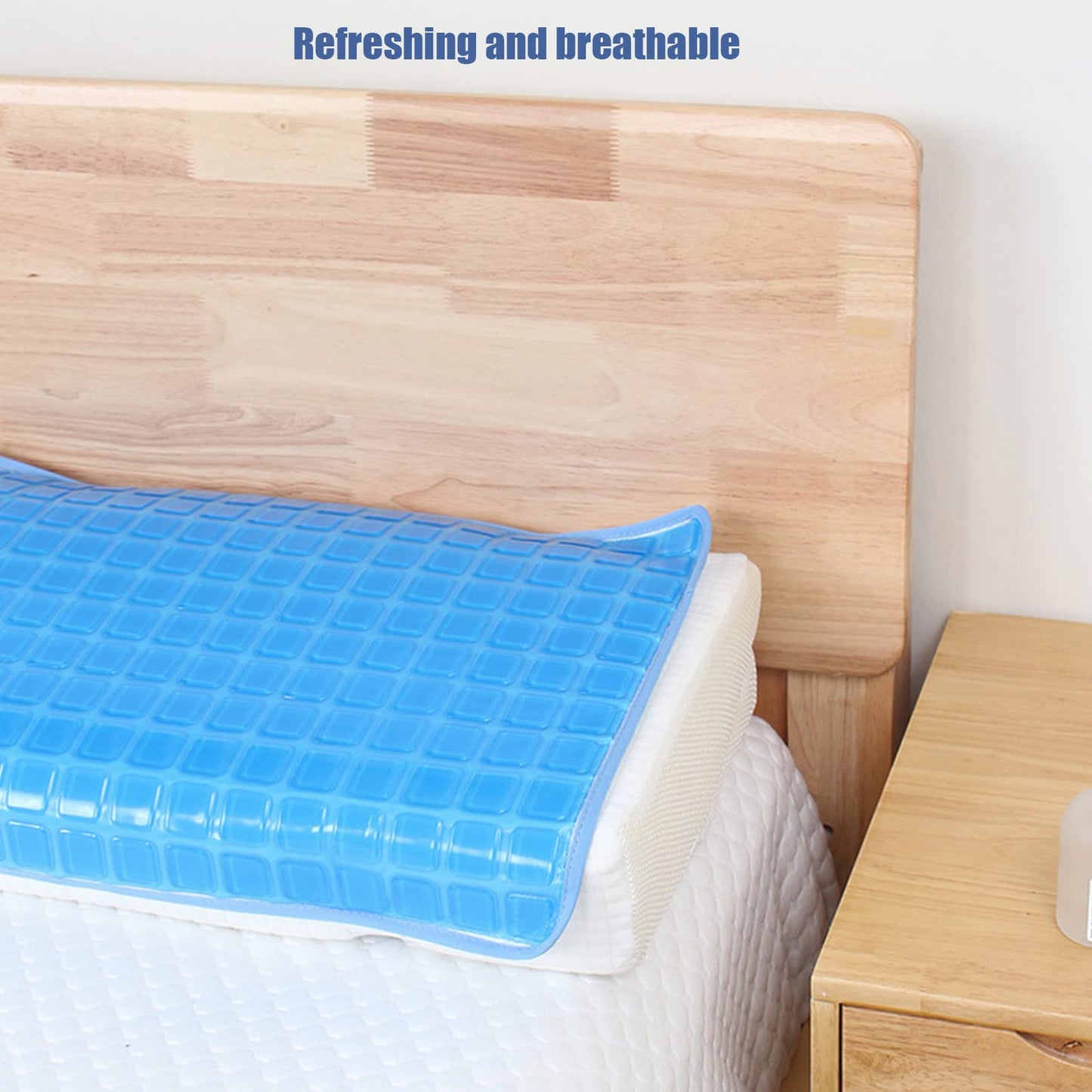 Gel Pillow Cooling Pad Mat, Soft Foldable Cushion, Cooling Mat Relief for Sleep Night Sweats Hot Flashes Dogs Beauty and Personal Care SASKATE