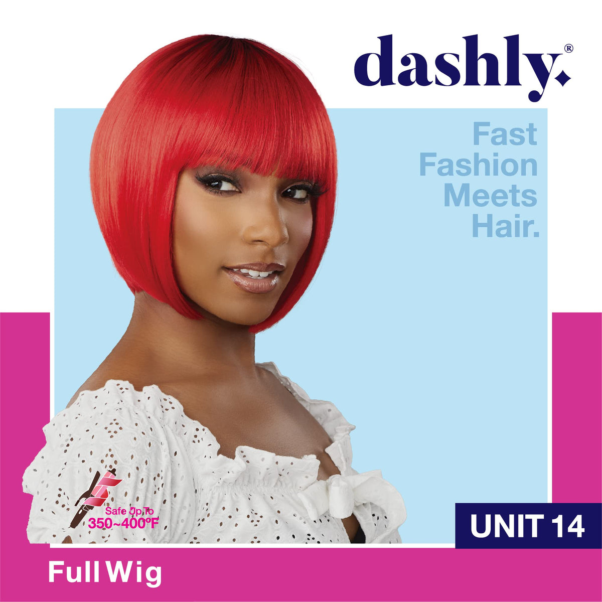 Sensationnel Dashly Wig-Unit 14, T2/DARKGREEN