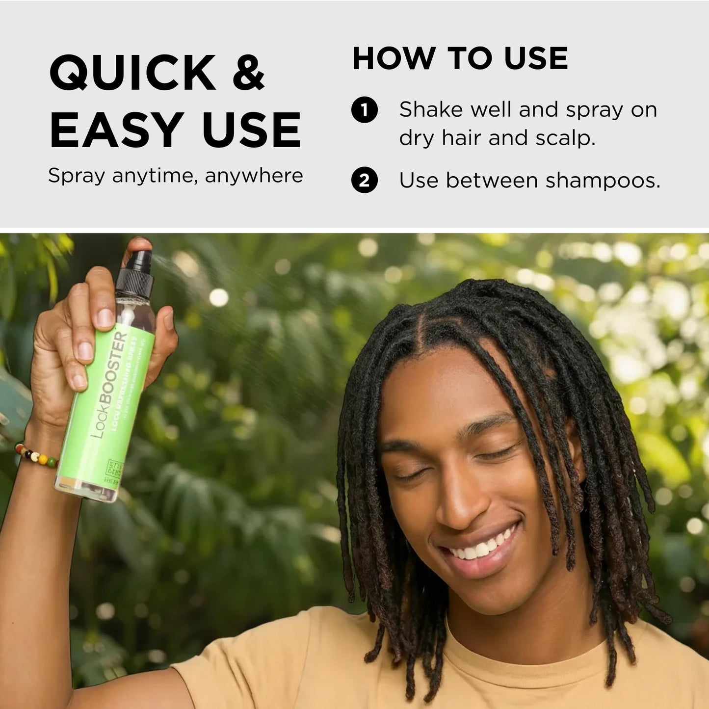 Style Factor LockBOOSTER Lock Refreshing Spray - Hydrating & Cooling Mist for Braids, Locs & Twists - Alcohol-Free Formula with Peppermint -Refresh Beauty & Personal Care Style Factor