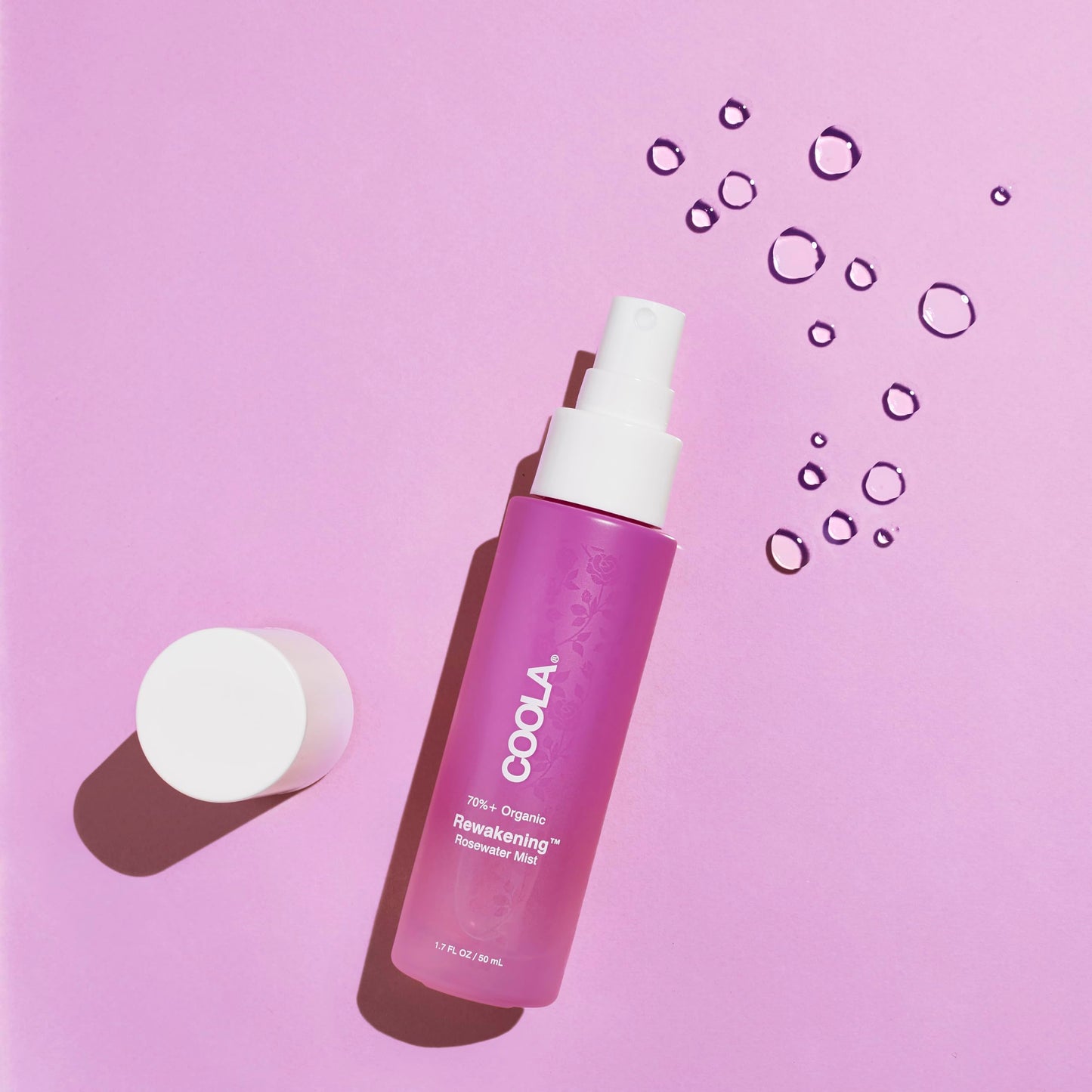 COOLA Organic Rewakening Rosewater Mist Face Spray, Dermatologist Tested Skin Barrier Protection with Ginseng & Green Tea Extract, Vegan and Gluten Beauty & Personal Care COOLA