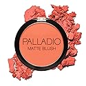 Palladio Matte Blush, Brushes onto Cheeks Smoothly, Soft Matte Look and Even Finish, Flawless Velvety Coverage, Effortless Blending Makeup, Flatters Beauty & Personal Care Palladio