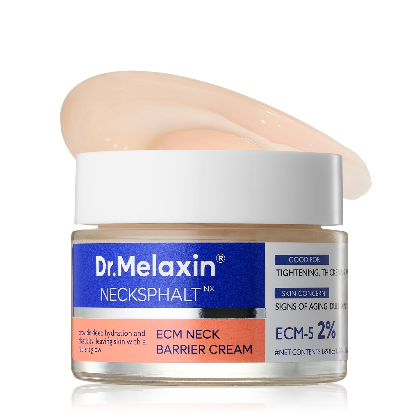 Dr.Melaxin Necksphalt Firming Cream with ECM-5 20,000ppm, Firming & Lifting Neck Cream for Wrinkles & Sagging Skin, Ceramide & Collagen for Elasticity Beauty and Personal Care Dr.Melaxin