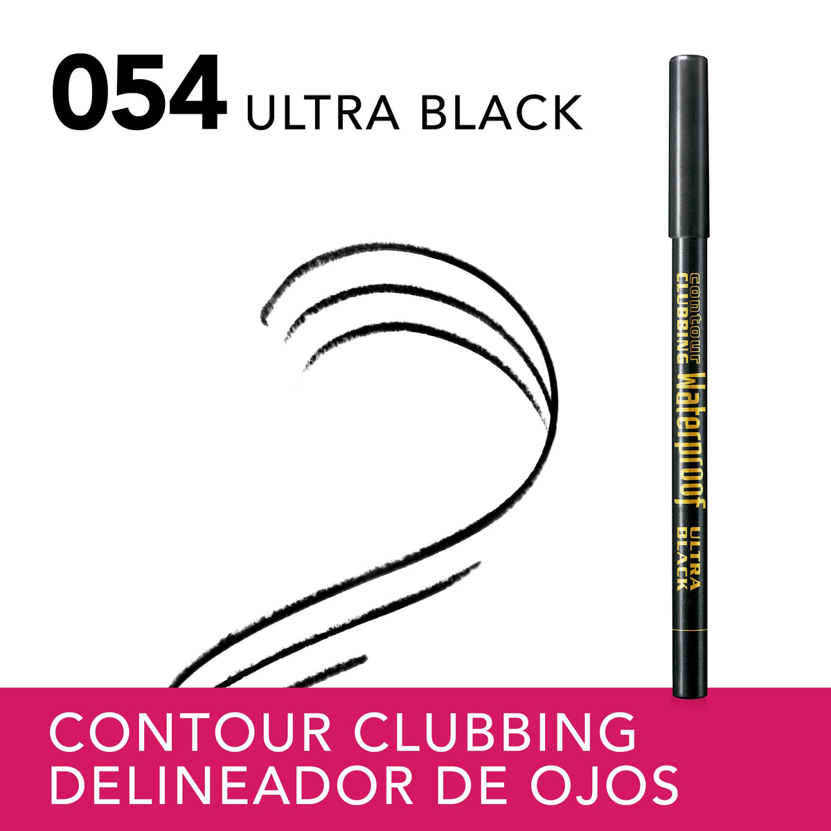 Bourjois Contour Clubbing Waterproof No. 54 Ultra Black Eye Pencil for Women, 0.04 Ounce Beauty & Personal Care Bourjois