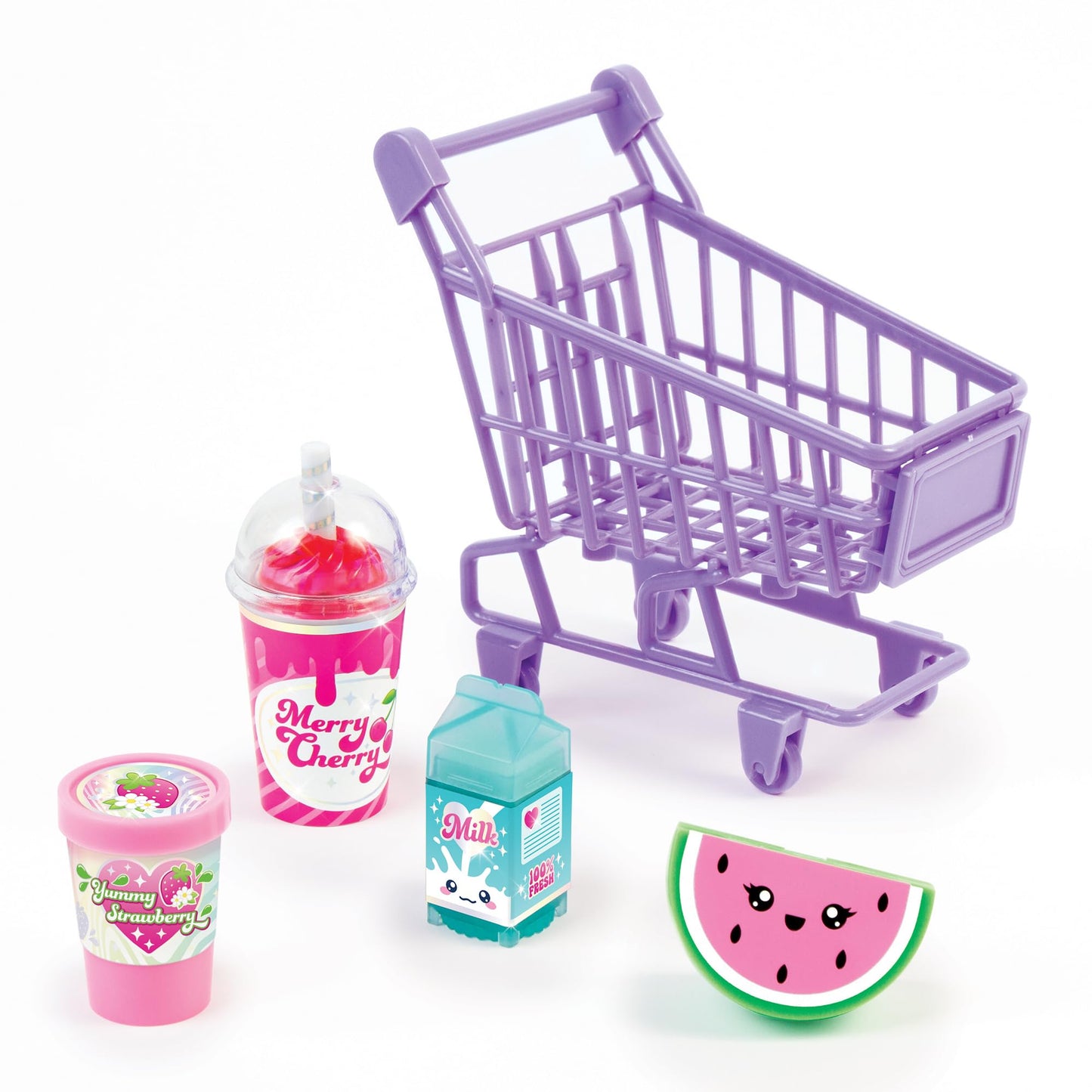 3C4G: Tiny Treats Trolley Lip Gloss Set with Scented Lip Glosses & Rolling Mini Shopping Cart for Girls Ages 8+ Beauty & Personal Care 3C4G THREE CHEERS FOR GIRLS