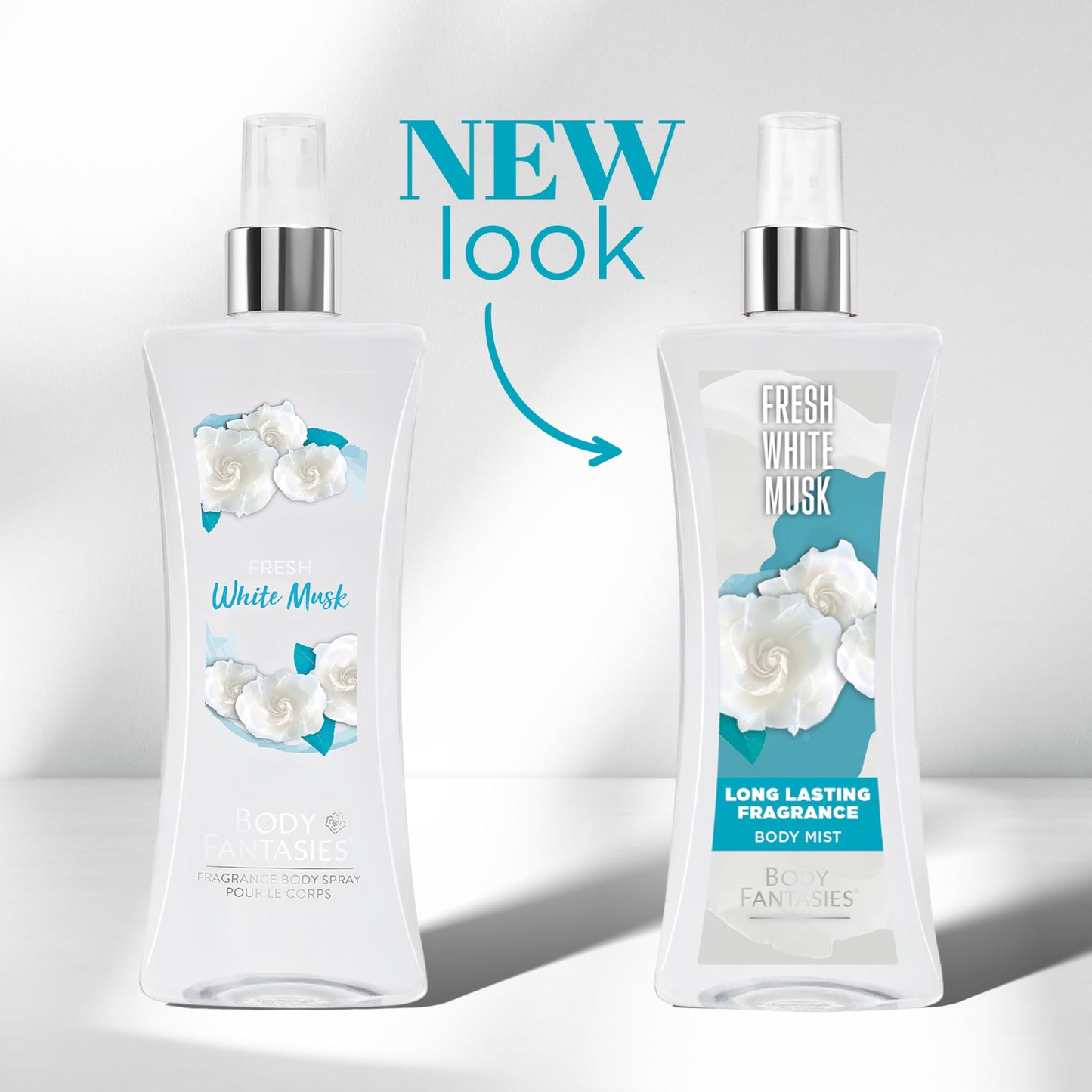 Body Fantasies Signature Fragrance Body Spray, Fresh White Musk, 8 fl oz (Pack of 2) Beauty & Personal Care Body Fantasies