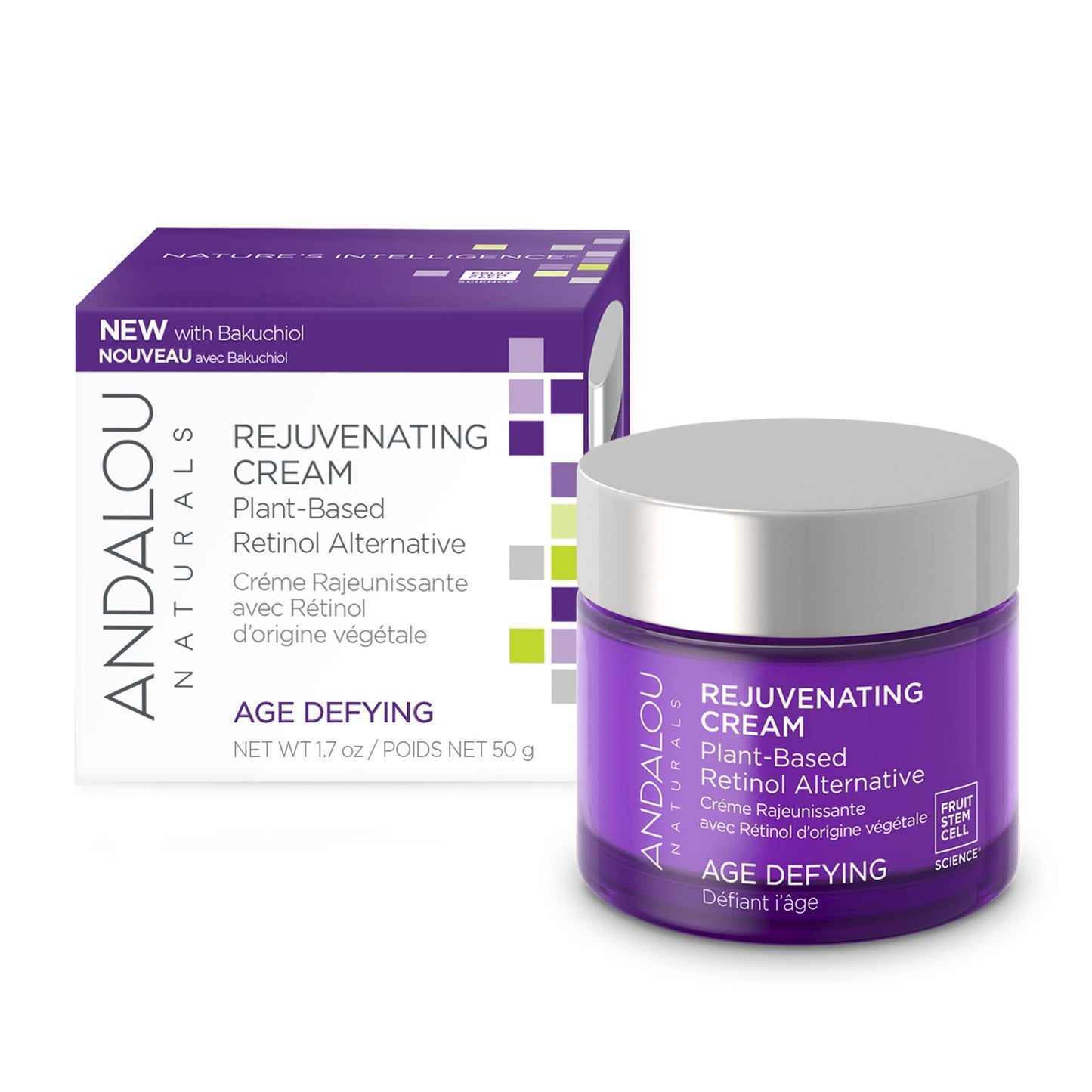 Andalou Naturals Age Defying Plant-Based Retinol Alternative Cream, 1.7 Ounce Beauty & Personal Care Andalou Naturals