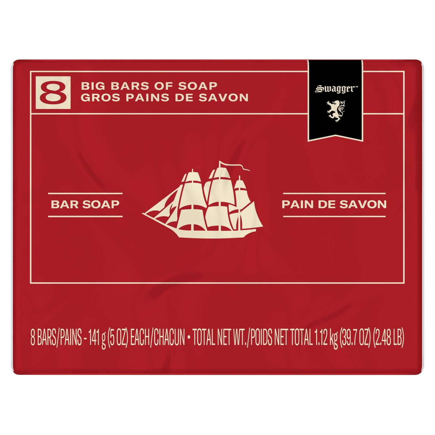 Old Spice Red Collection Swagger Scent Men's bar Soap, 8 bar, 5 oz, 14.920 Lb Beauty & Personal Care Old Spice