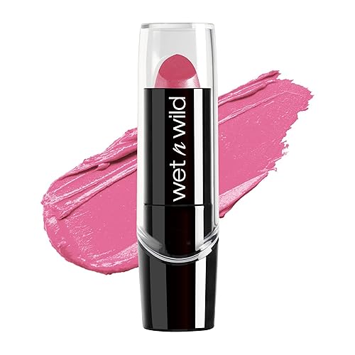 wet n wild Silk Finish Lipstick, Hydrating Rich Buildable Lip Color, Formulated with Vitamins A,E, & Macadamia for Ultimate Hydration, Cruelty-Free & Beauty & Personal Care wet n wild