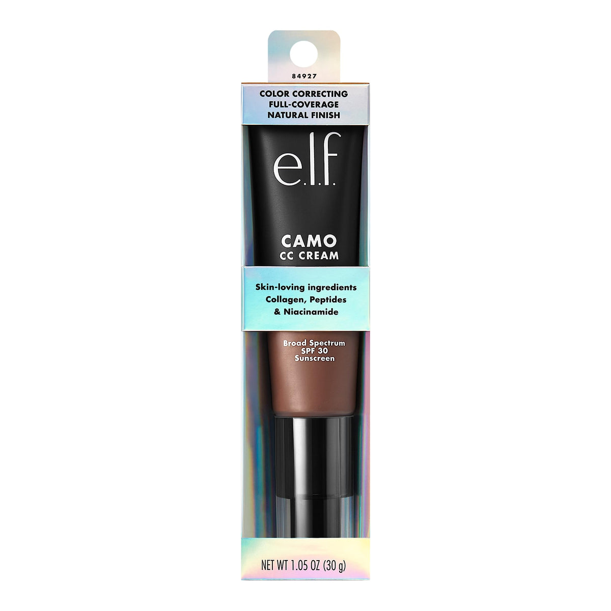 e.l.f. Camo CC Cream, SPF 30 Color-Correcting Medium-To-Full Coverage Face Foundation, Delivers An Airbrushed Finish, Vegan , Rich 620 W Beauty & Personal Care e.l.f.