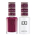 DND Gel Polish Set, Purple Collection, UV/LED Gel Polish and Air Dry Nail Lacquer, Matching Chip-Free Polish Duo, 732 Joy, 0.5 Fl Oz Beauty & Personal Care DAISY DND