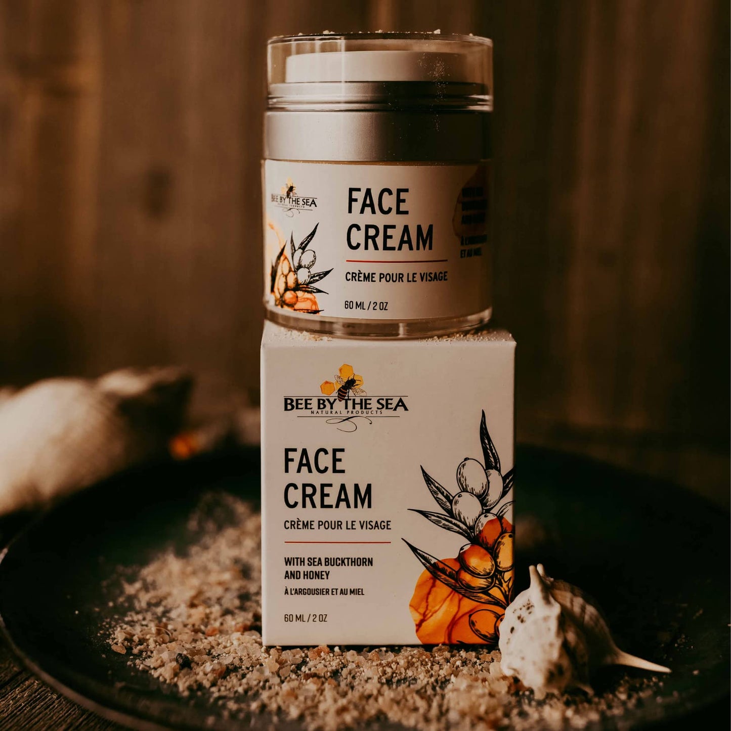Bee by the Sea Sea Buckhorn & Honey Face Cream Jar by Bee by the Sea Beauty & Personal Care Bee by the Sea