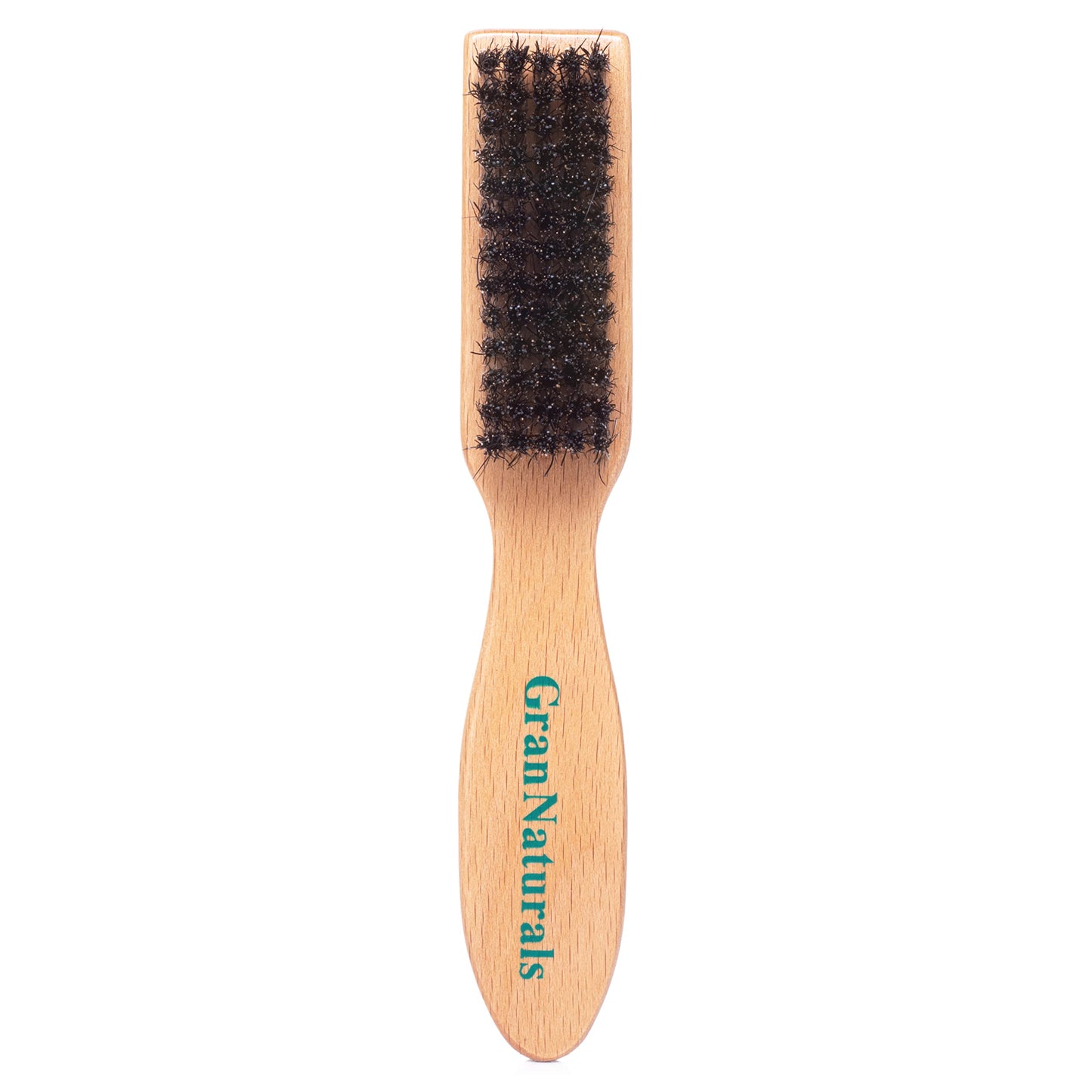GranNaturals Barber Brush for Fades and Clipper Brush Cleaning - Boar Bristle Mini Slick Back Hairbrush Salon & Barber Accessory for Fades, Blades Beauty & Personal Care GranNaturals