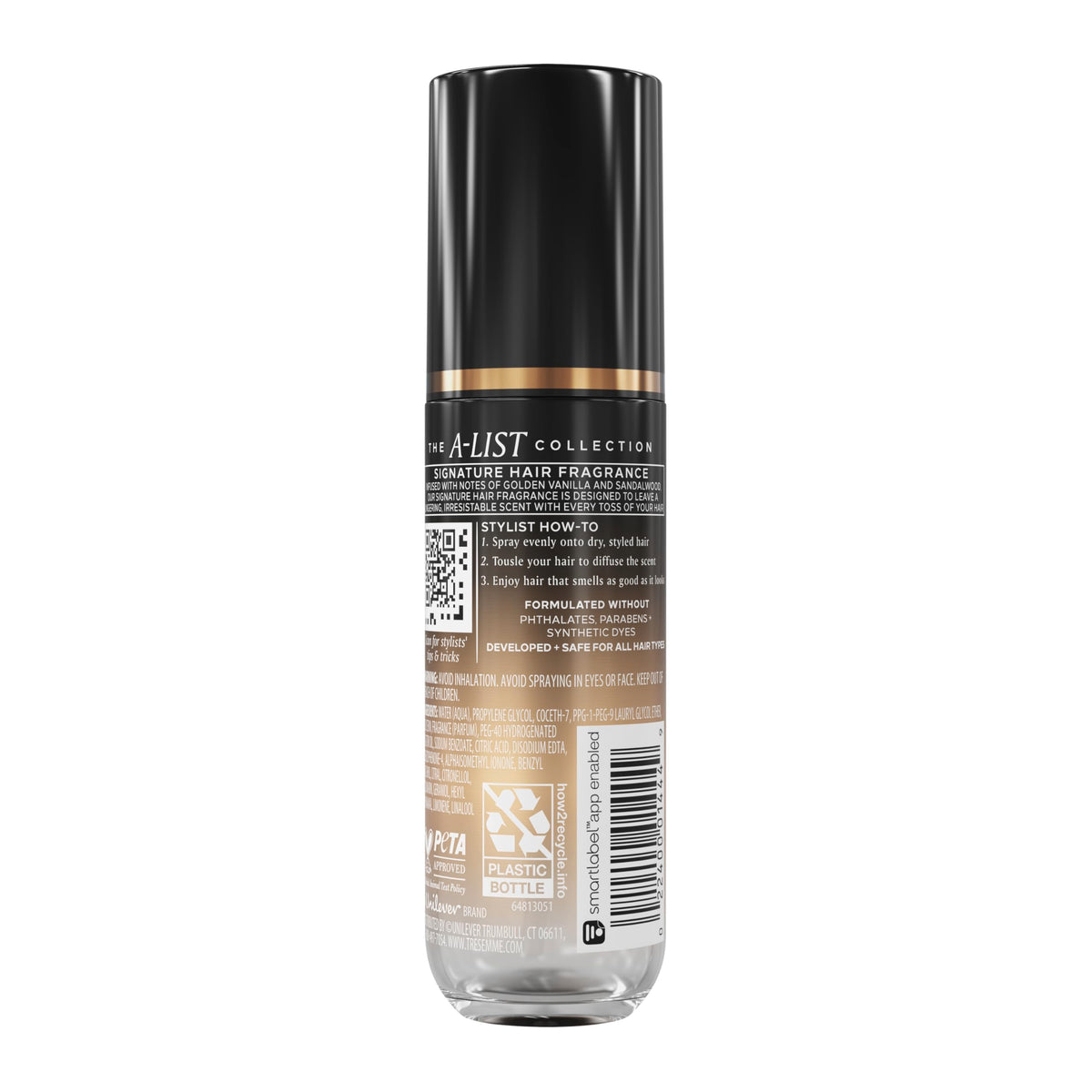 TRESemmé A-List Hair Fragrance Golden Vanilla + Sandalwood 1.35 oz