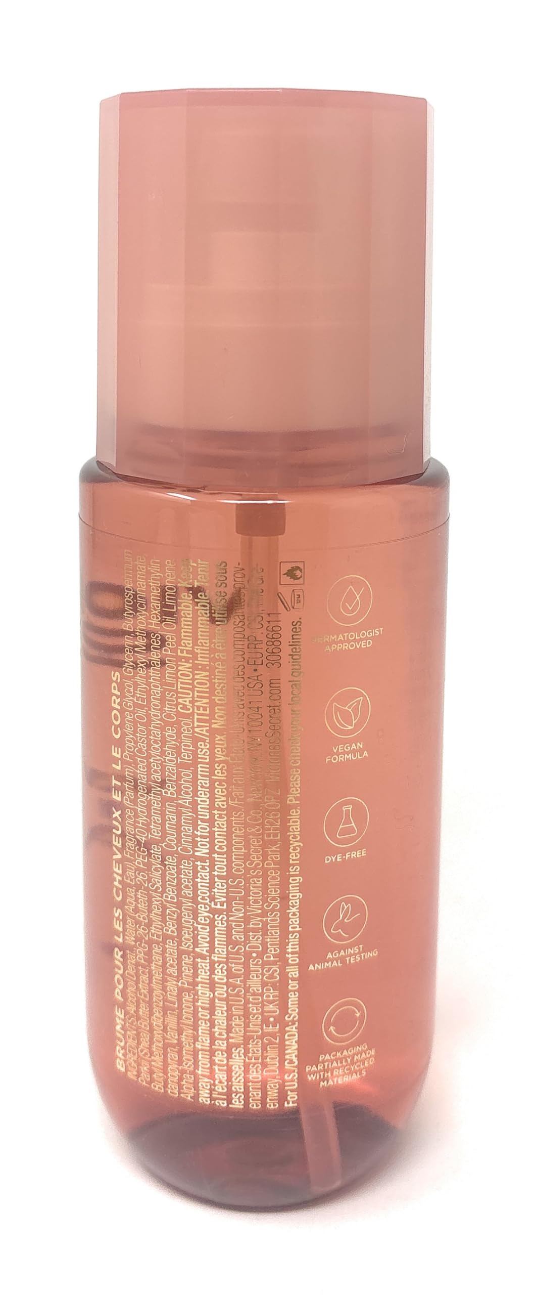 Victoria's Secret Vanilla Bean Macadamia Hair & Body Mist 8 fl oz