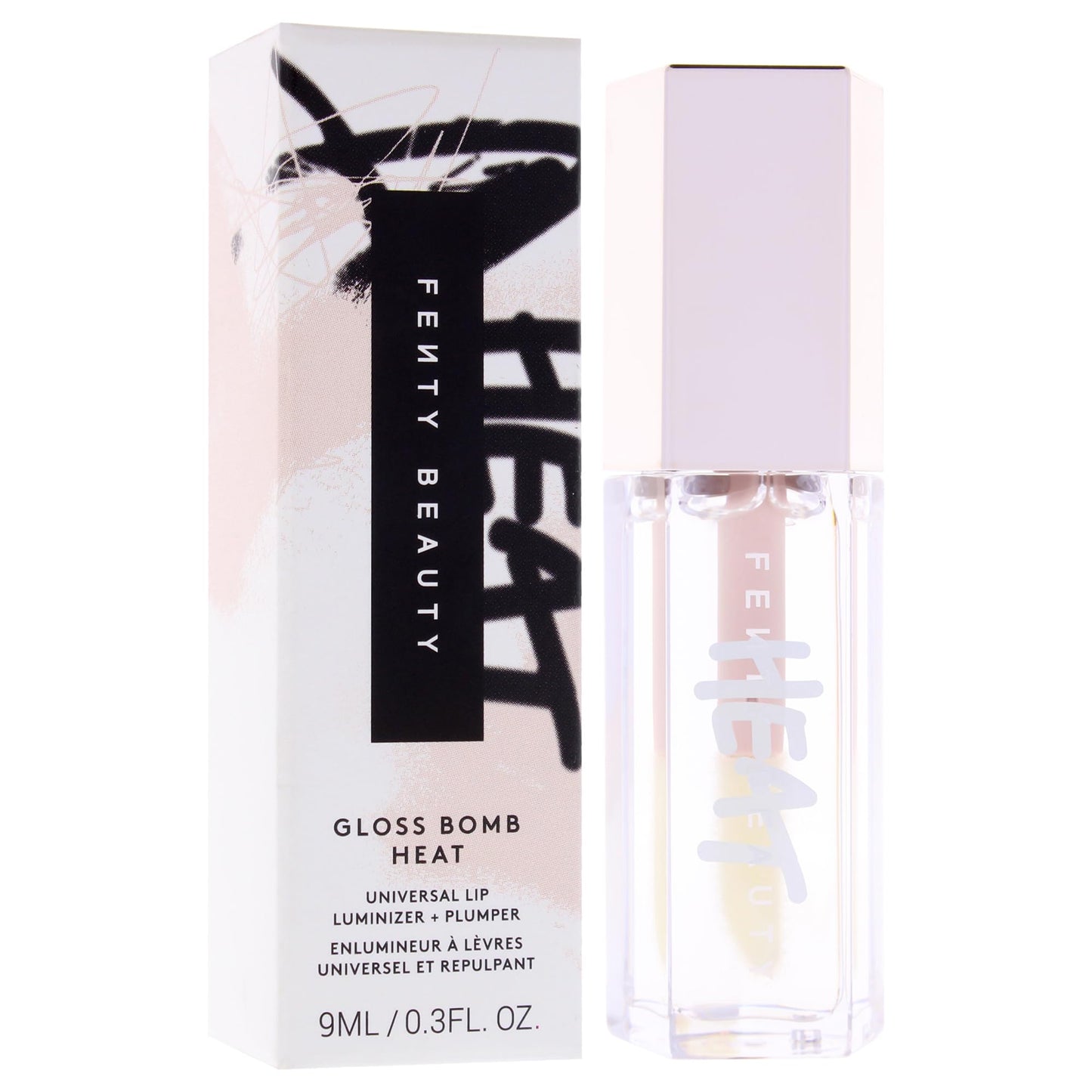 Fenty Beauty Gloss Bomb Heat Universal Lip Luminizer Plus Plumper - 07 Glass Slipper Heat for Women - 0.3 oz Lip Gloss Beauty & Personal Care FENTY BEAUTY