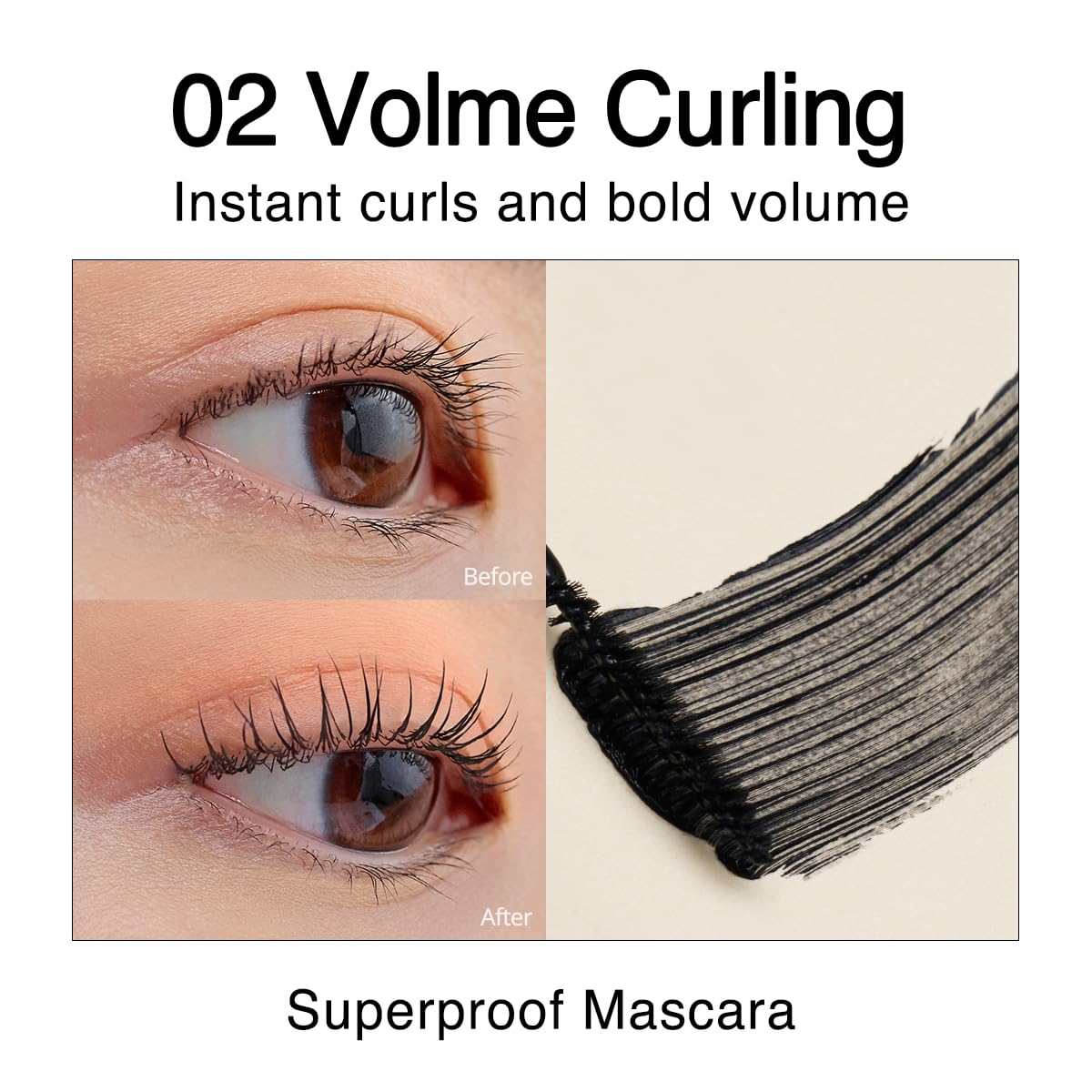 CLIO Kill Lash Superproof Mascara, Waterproof Volumizing Black Mascara for Natural Curling, Smudge & Flake-Proof, Buliable Voulme for Bold & Defined Beauty and Personal Care CLIO PROFESSIONAL