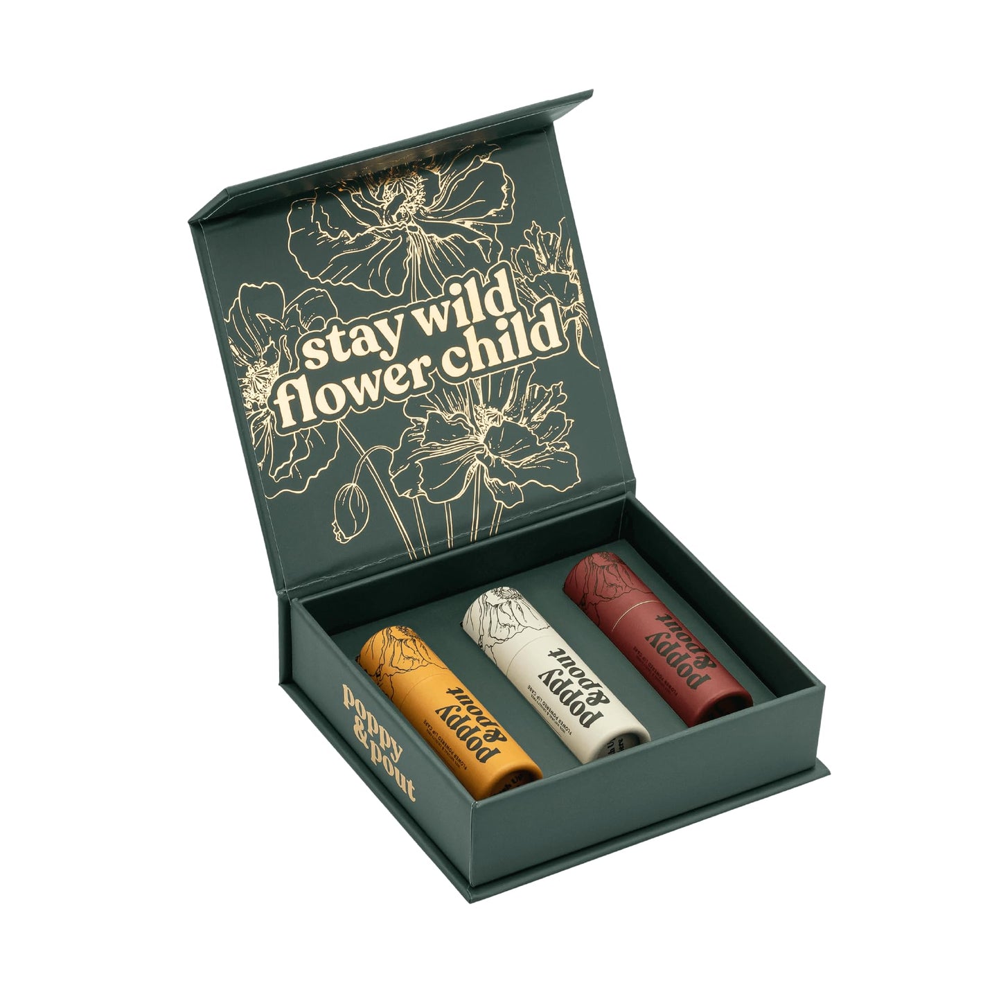Jumbo Lip Balm Gift Set (3-Pack, Warm Flavors) - Poppy & Pout All Natural Lip Balms & Moisturizers - Hydrates with Beeswax, Vitamin E, Organic Coconut Beauty and Personal Care Poppy & Pout