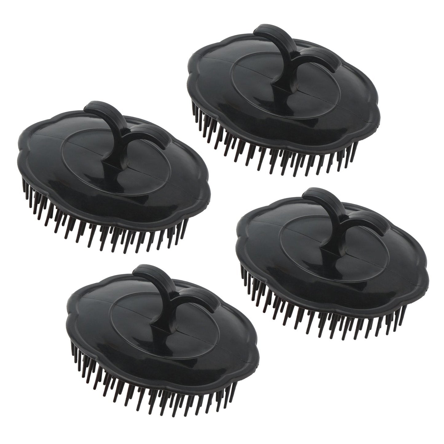 Segbeauty Mens Shampoo Brush, 4pcs Scalp Massage Brushes, Massage Hair Brush Floriated Shower Comb for Deep Cleaning Hair Men's Hand Brush Plastic Beauty & Personal Care Segbeauty