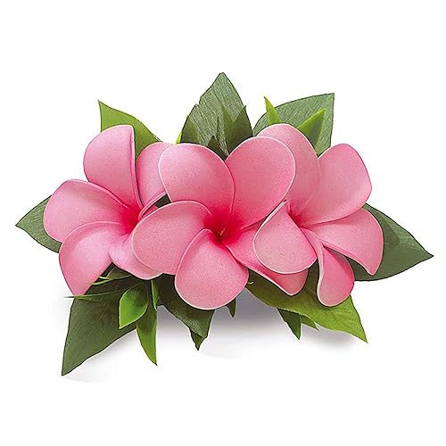 Welcome to the Islands Hawaii Hair Clip Foam Flower Cluster Plumeria Pink, 4.5" x 7" (1 Count, Adults Unisex) Beauty & Personal Care Welcome to the Islands