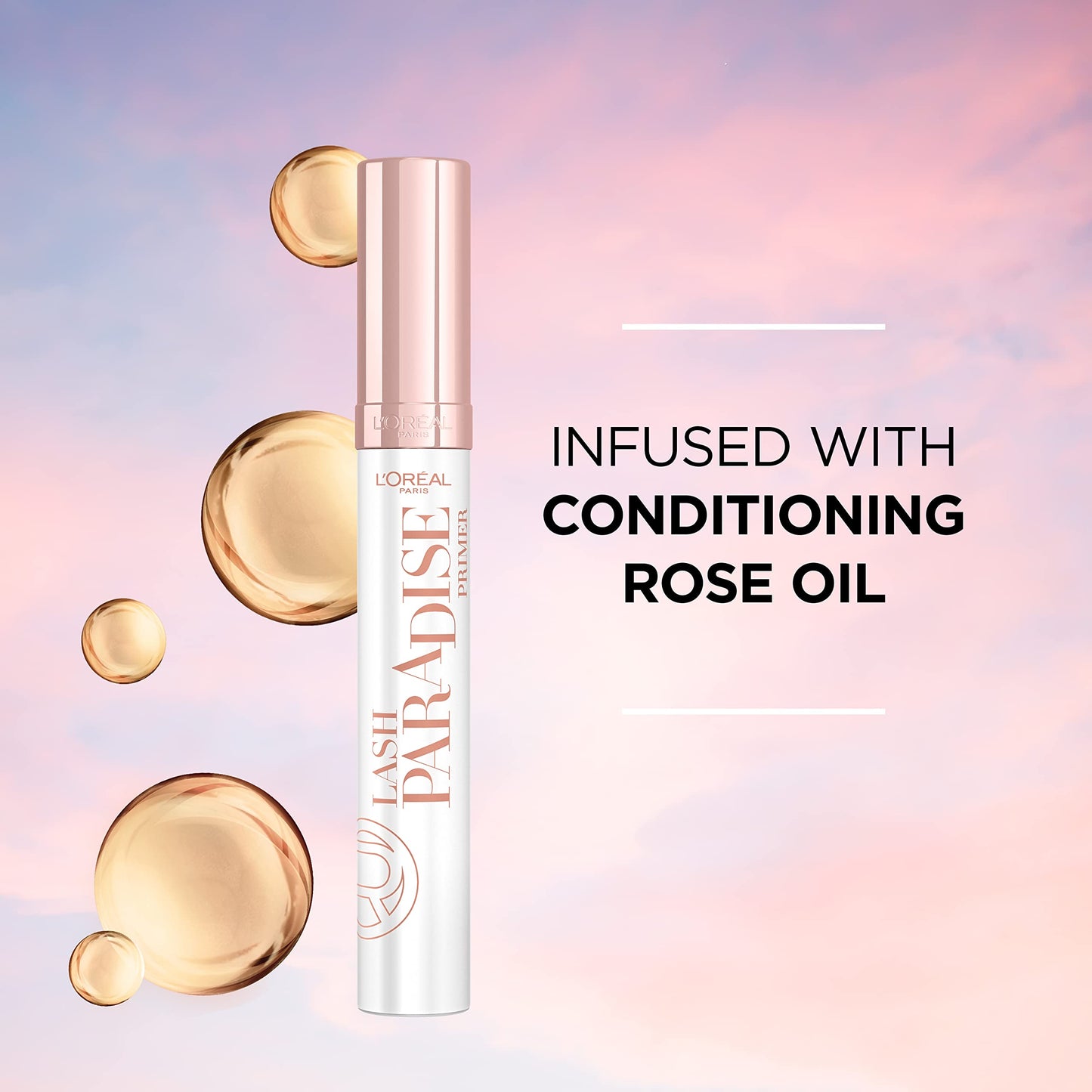 L'Oreal Paris Cosmetics Voluminous Lash Paradise Mascara Primer Base, Millennial Pink, 0.27 Fluid Ounce, Packaging May Vary Beauty & Personal Care L'Oreal Paris