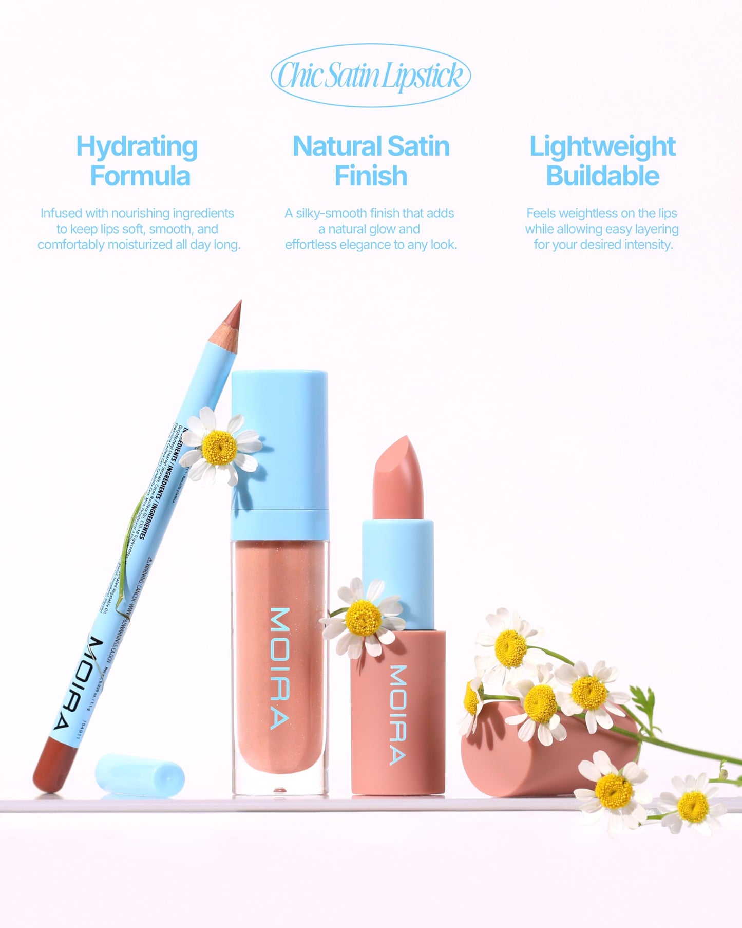 Moira Chic Satin Lipstick (004, Time Capsule) Beauty & Personal Care Moira