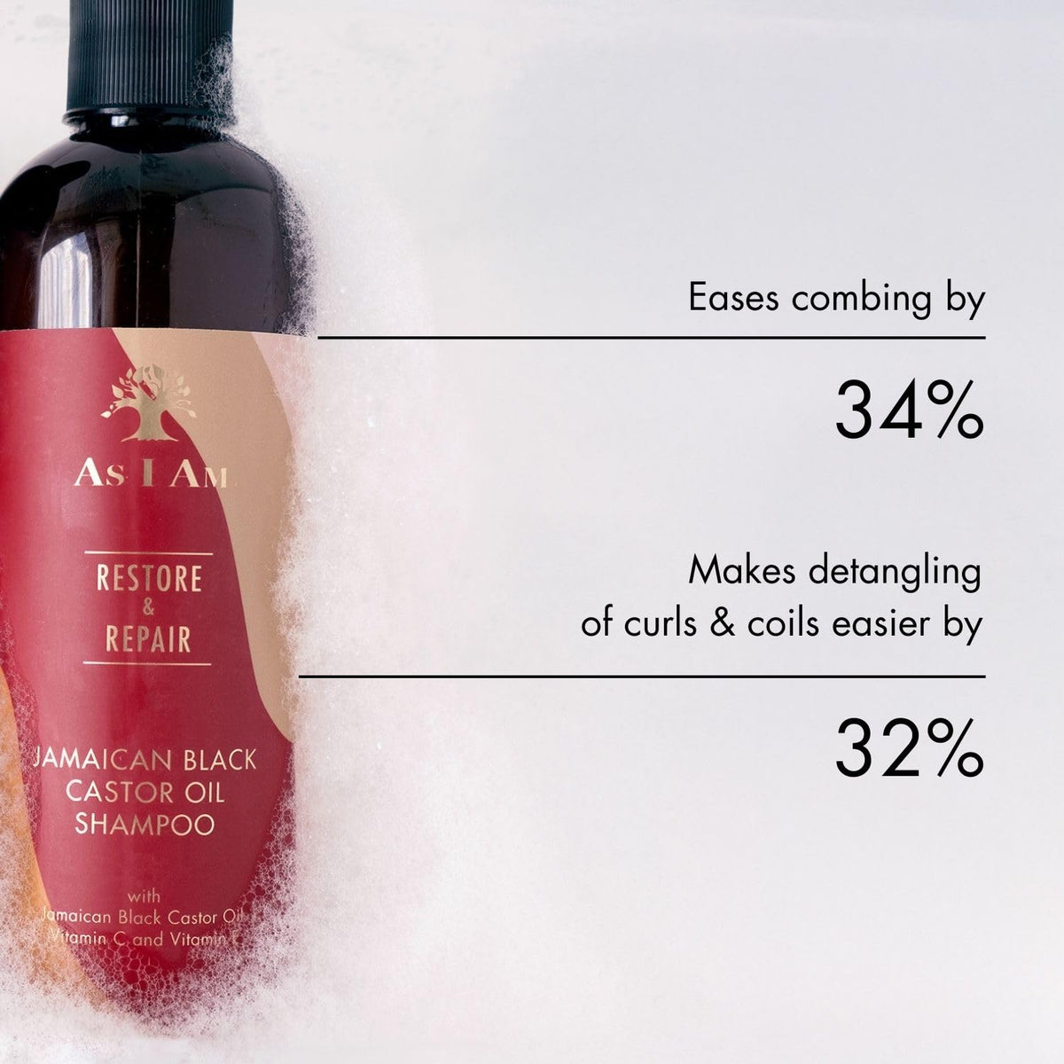 As I Am Jamaican Black Castor Oil Shampoo, 355ml