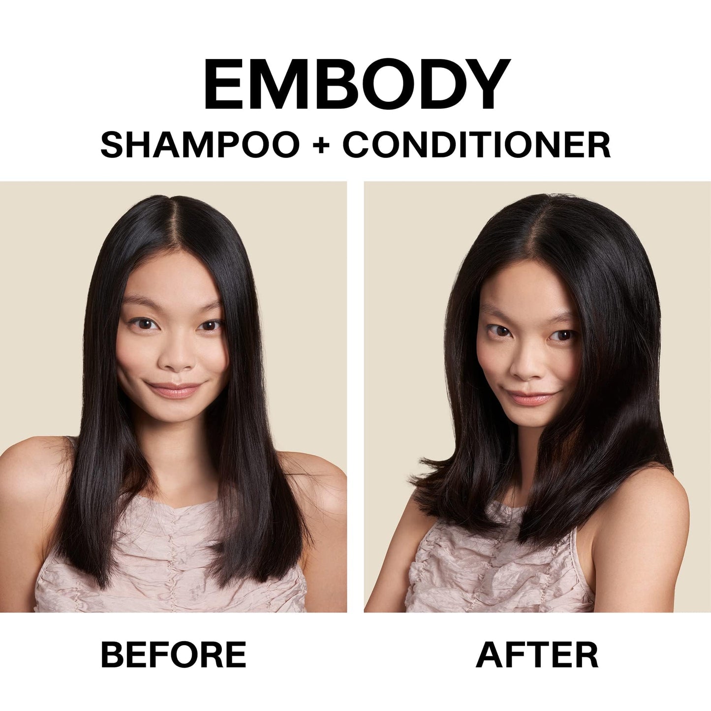 JVN Embody Volumizing Shampoo and Conditioner Set, 20 Fl Oz, Color Safe Clarifying Shampoo for Build up, Adds Fullness, Moisture, Restores Shine, Hair Beauty & Personal Care JVN