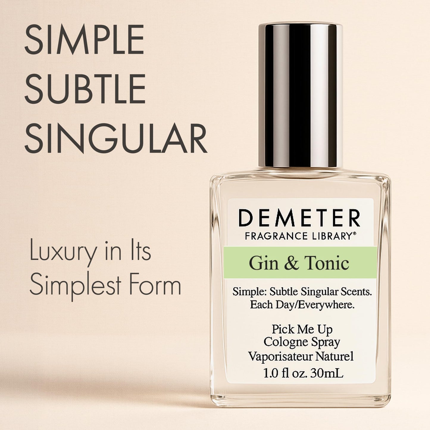 DEMETER Natural Perfume Spray Cologne for Women, Gin & Tonic, 1 oz Beauty & Personal Care DEMETER
