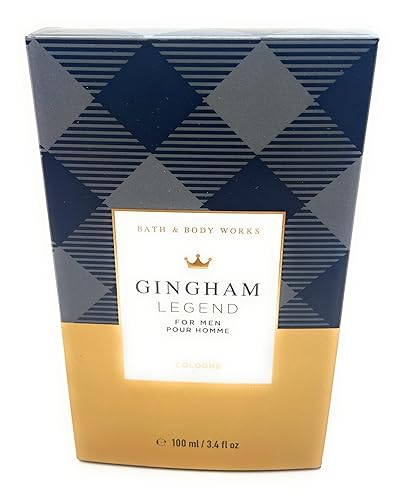 Bath and Body Works Gingham Legend Cologne For Men 3.4 Fluid Ounce Spray Beauty & Personal Care Bath & Body Works