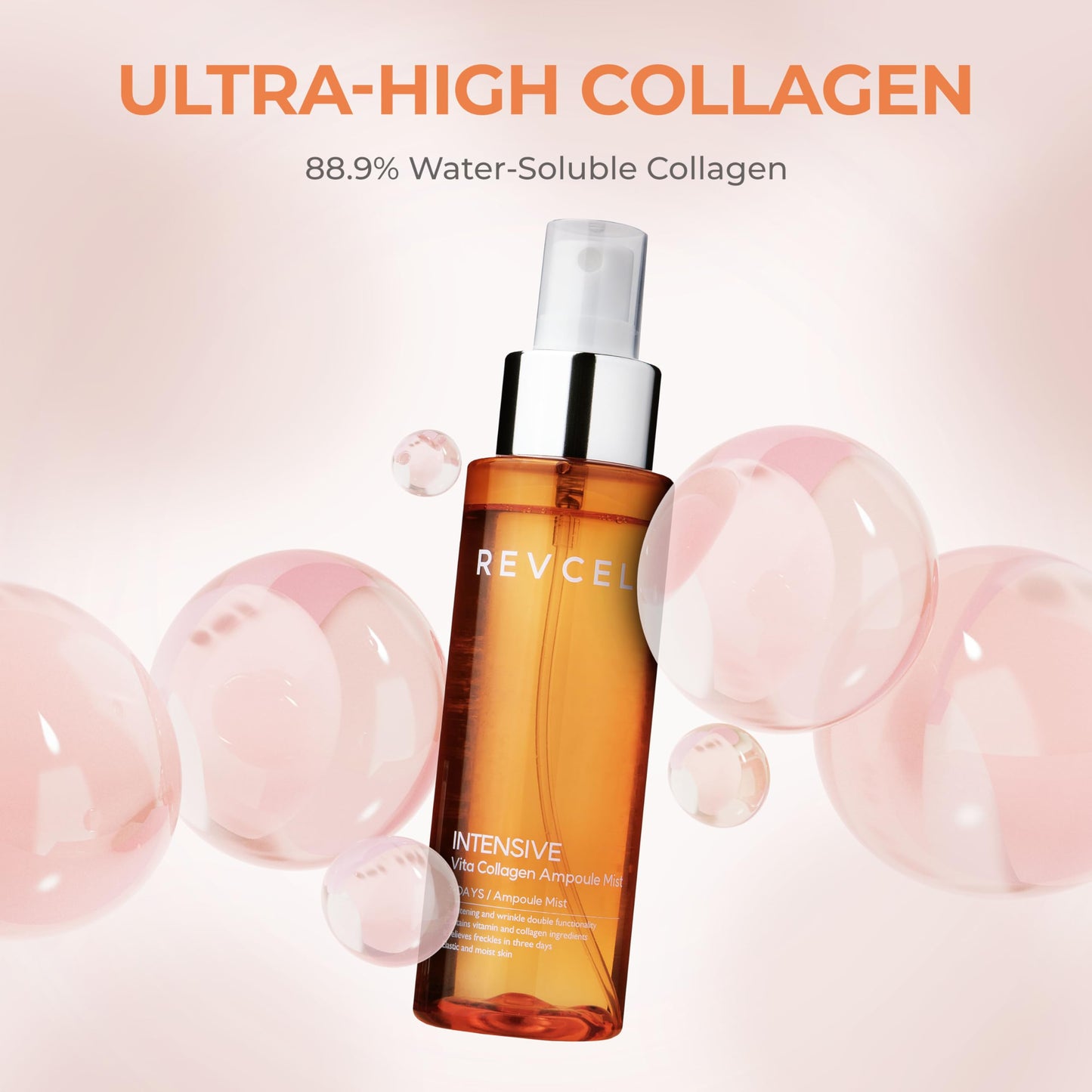 KPRODUCT4U Revcell Intensive Vita Collagen Ampoule Mist / 100ml / 110g / White Beauty & Personal Care KPRODUCT4U