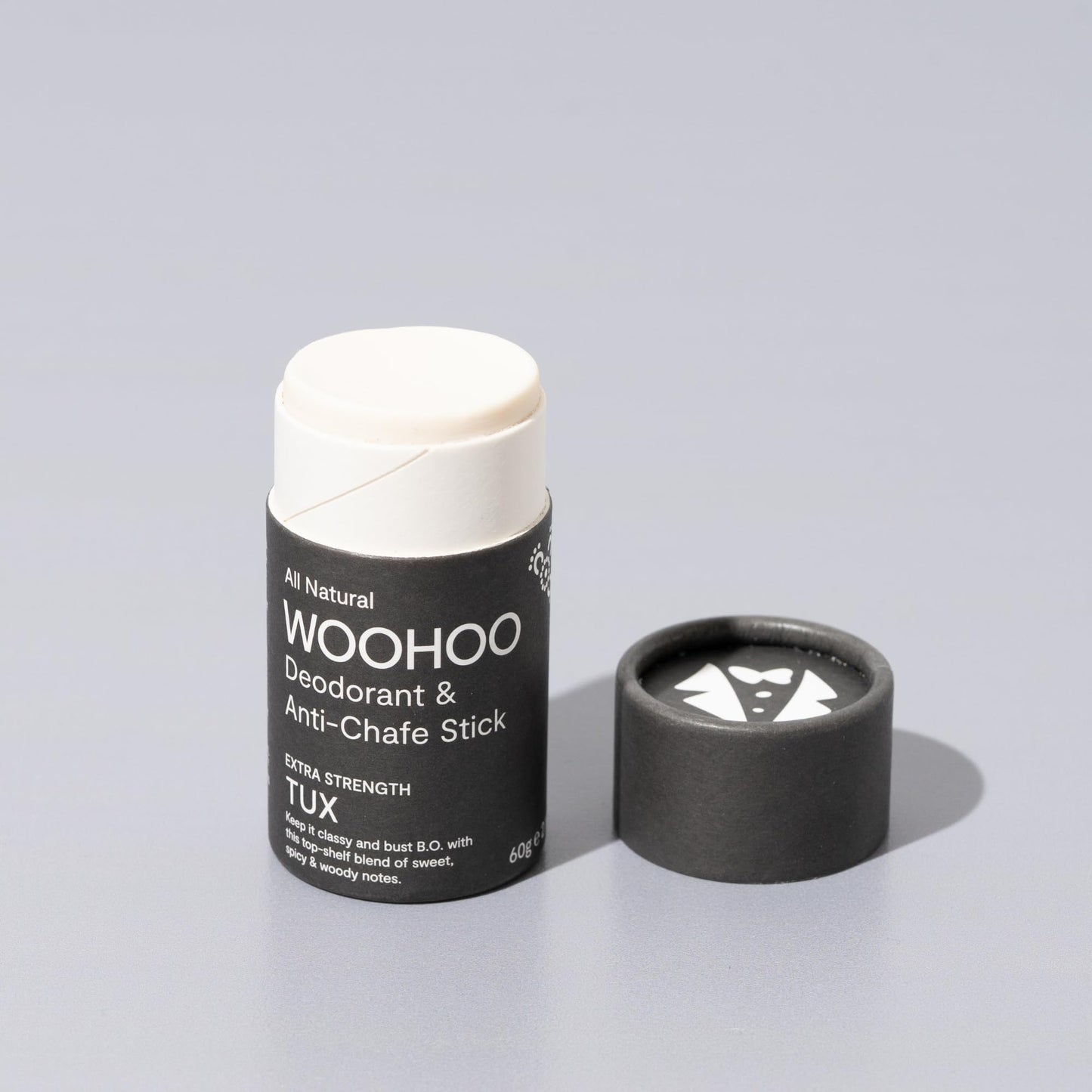 Woohoo! Body All-Natural Deodorant Paste - Tux (Extra Stregnth 2.1 oz / 60 g Eco Tube) Beauty and Personal Care Woohoo Body