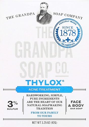The Grandpa Soap Company Grandpa's thylox acne treatment soap with sulfur - 3.25 oz Beauty & Personal Care The Grandpa Soap Company