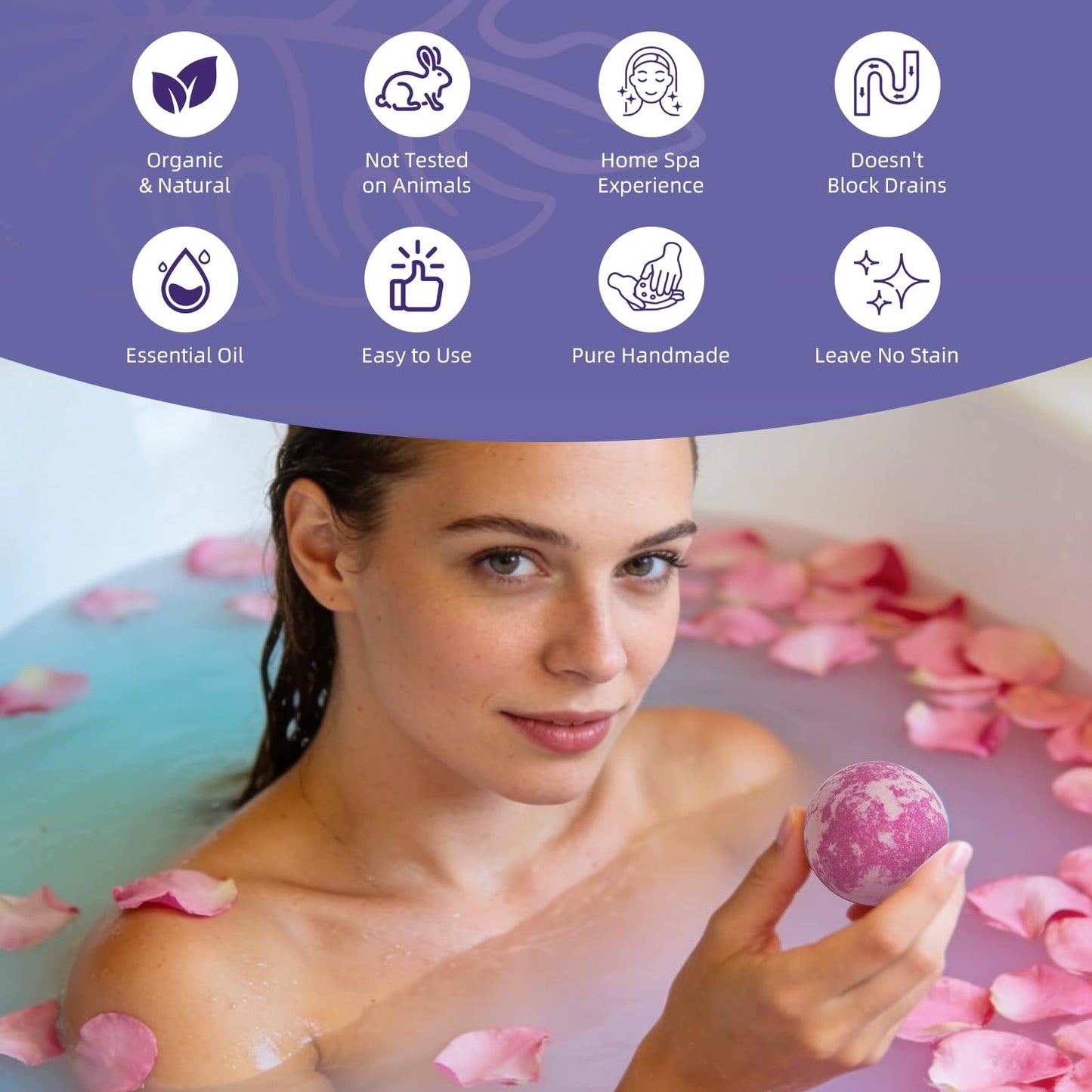 Bath Bombs for Women, 9 Pack Bath Bombs - Birthday Gifts for Women, Shea & Coco Butter Fizzies SPA Bath Relaxing, Self Care Gift Set for Women & Men Beauty and Personal Care Excalla