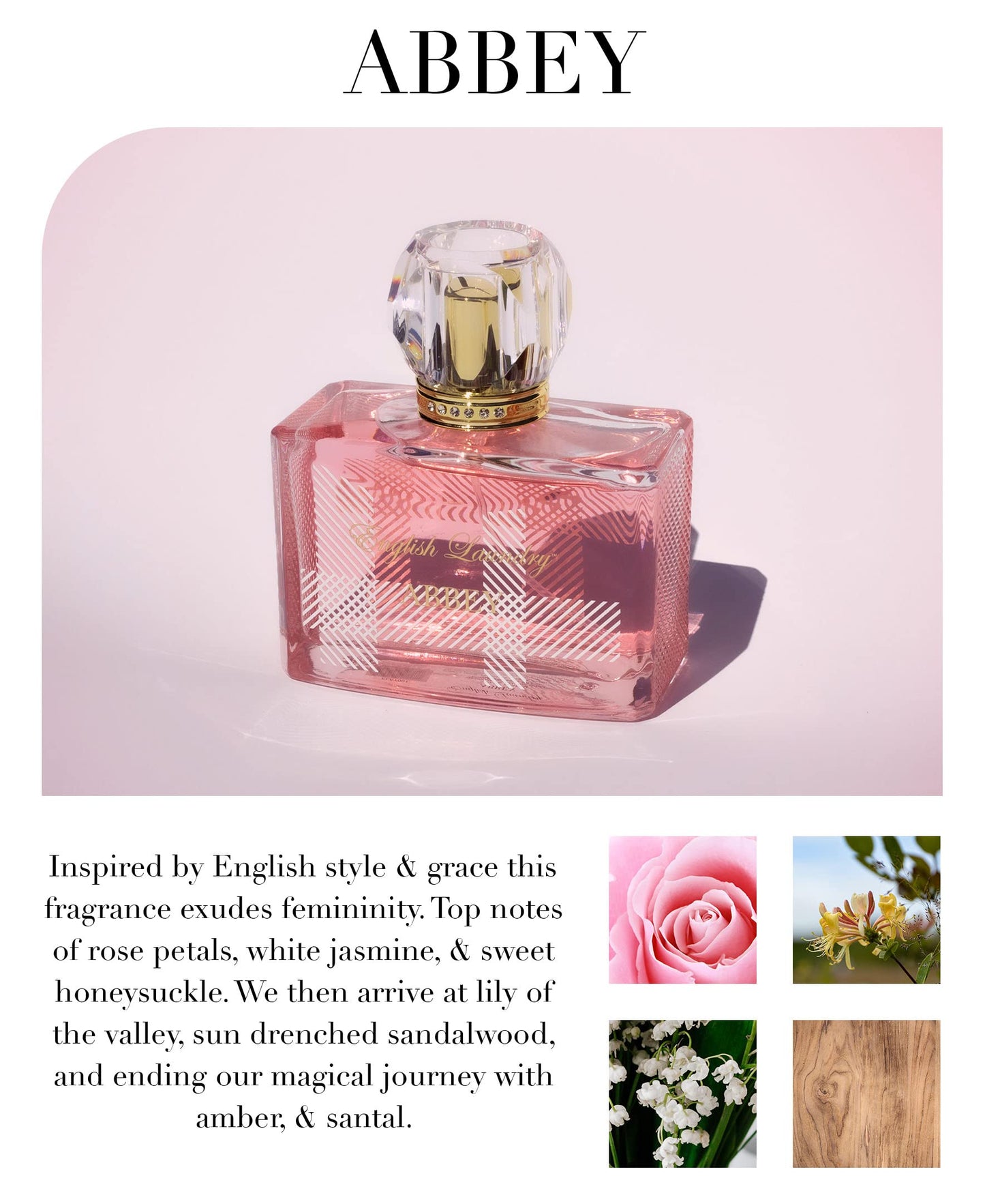 Abbey by English Laundry Eau De Parfum Spray, 3.4 fl. oz. for Women Beauty & Personal Care English Laundry
