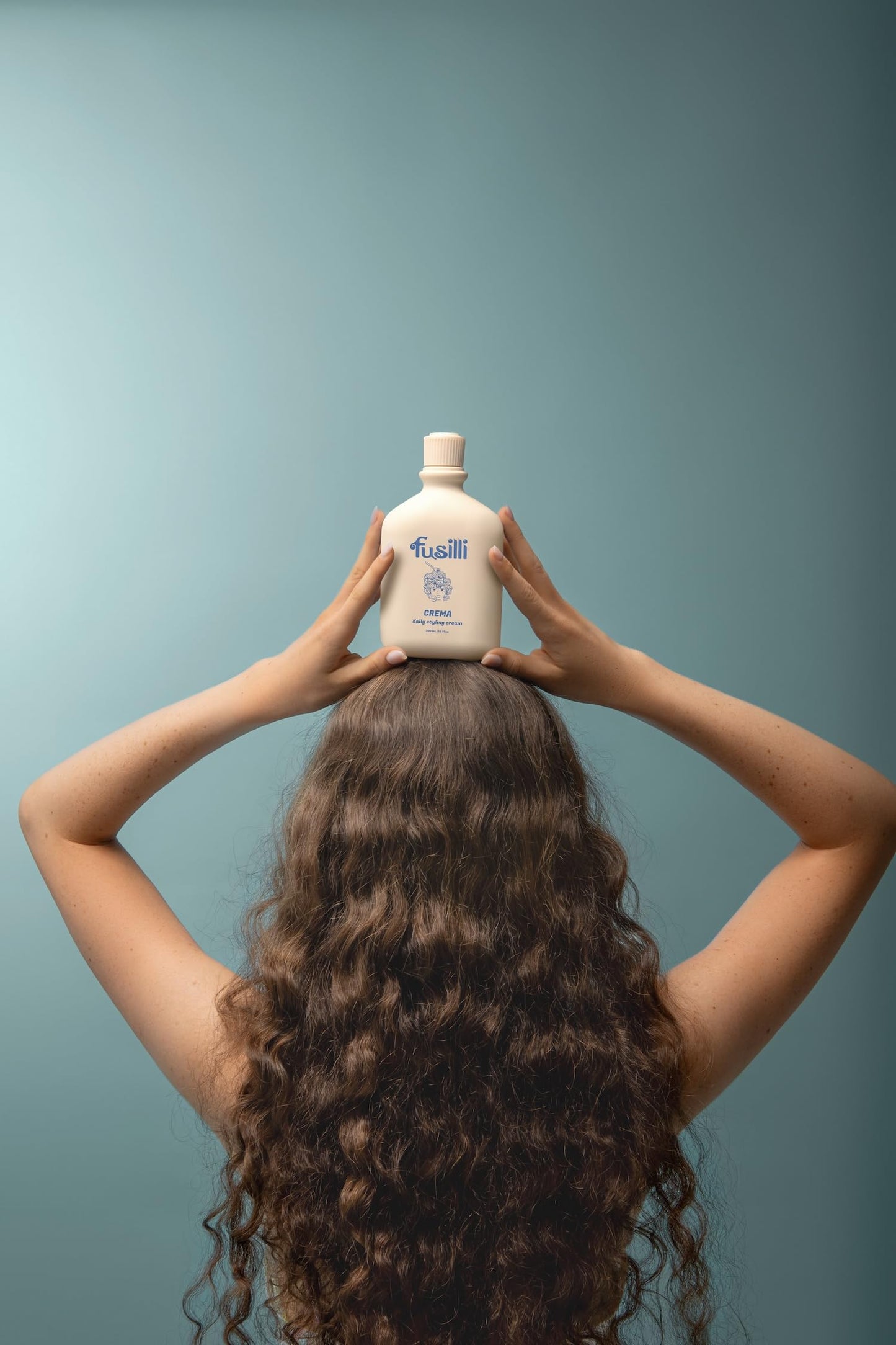 FUSILLI Crema Daily Styling Cream for Curly Wavy Hair - 300ml | Leave-In Curl Cream | Lightweight Hydrating | No Residue | Sulfate Silicone Free Beauty & Personal Care FUSILLI