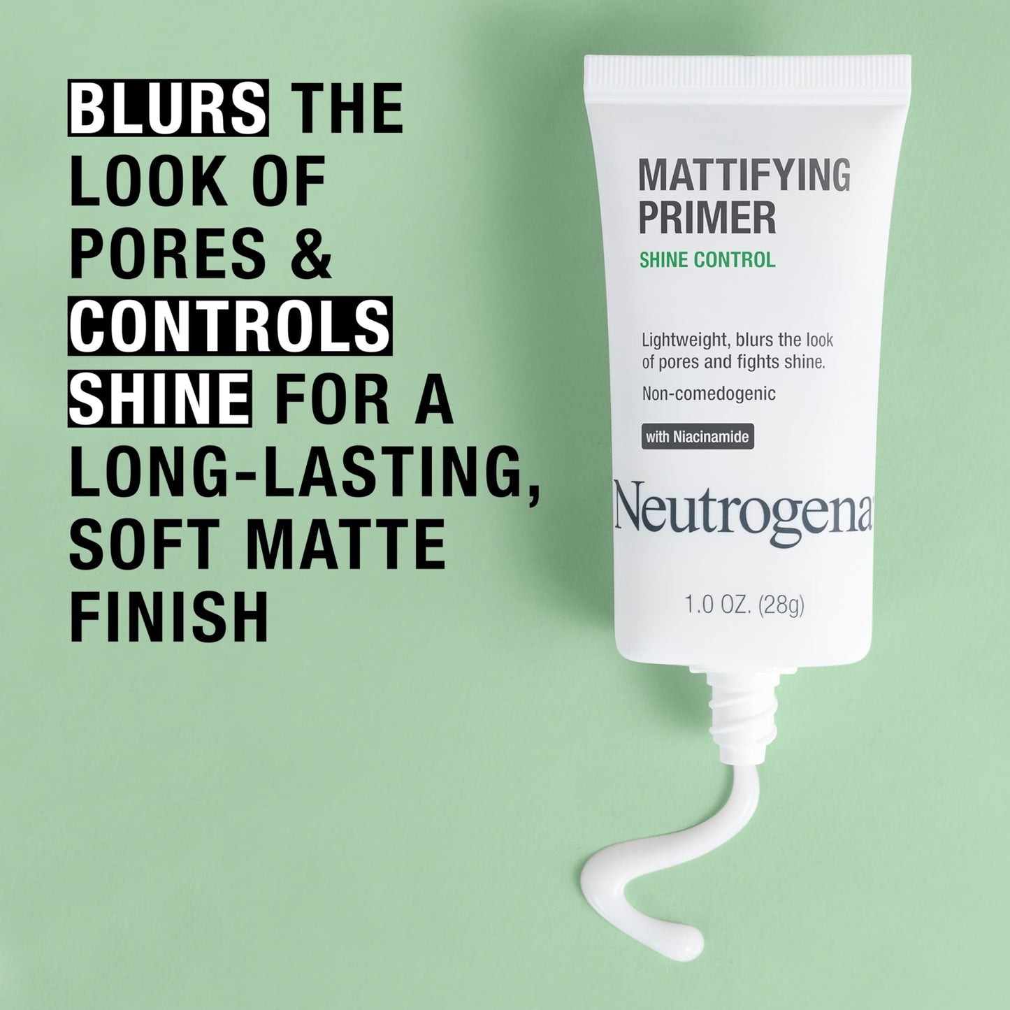 Neutrogena Mattifying Primer with Shine Control, Lightweight Pore Blurring Face Primer Blurs the Look of Pores & Helps Reduce Shine, Matte Primer Beauty & Personal Care Neutrogena