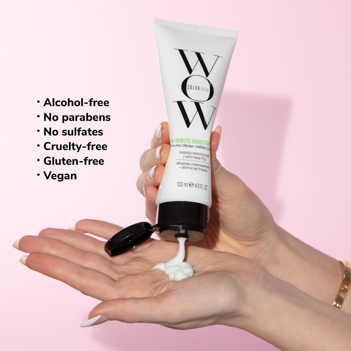 COLOR WOW One Minute Transformation - Instant frizz fix| Nourishing styling cream smooths, tames + defrizzes on the spot, Avocado oil + Omega 3’s Beauty & Personal Care COLOR WOW