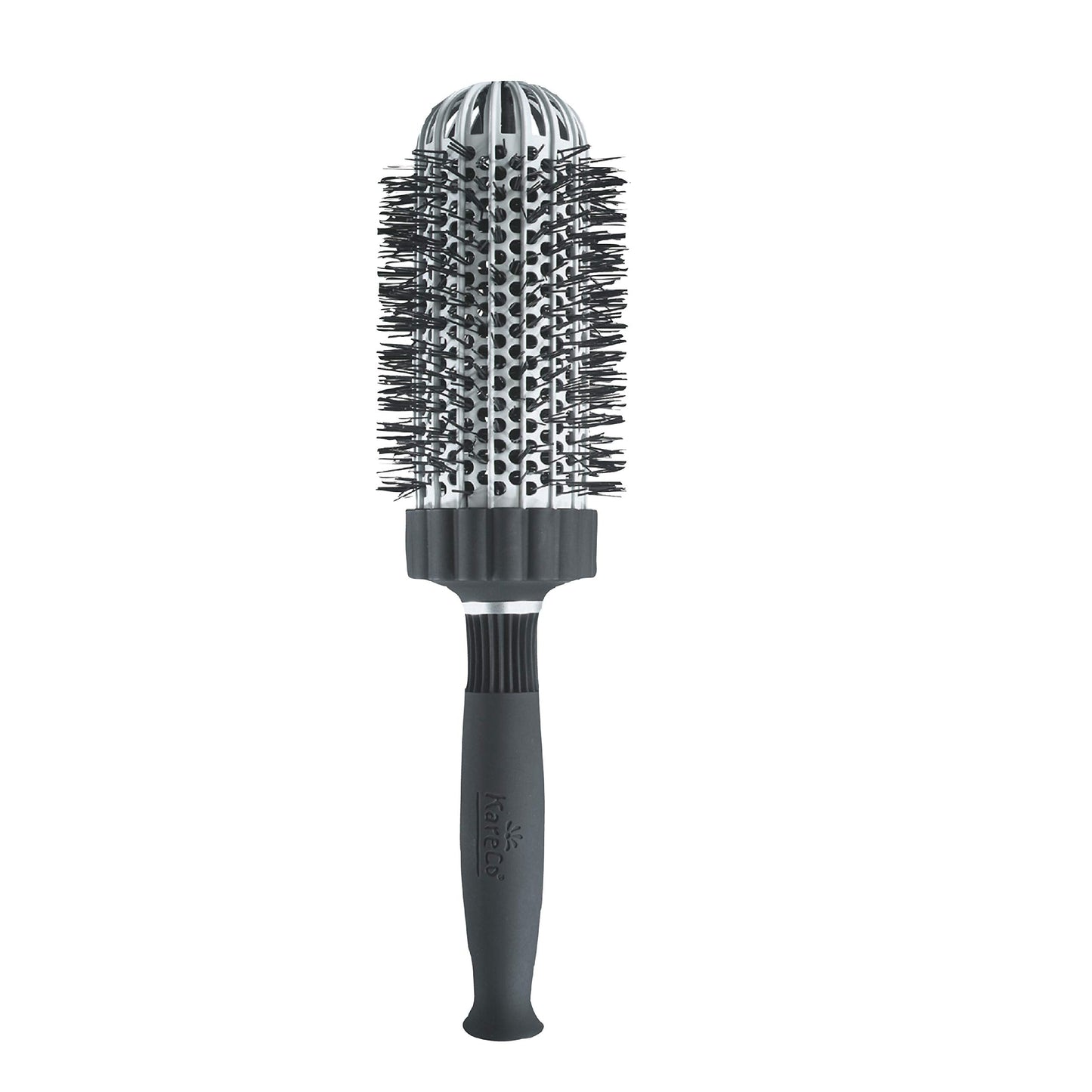 KareCo Large 3.0? Ionic Thermal Round Brush - Ceramic Dome Barrel for Fast Blow?Drying, Frizz?Free Volume, Moisture Restoration - For Medium & Long Beauty & Personal Care KareCo