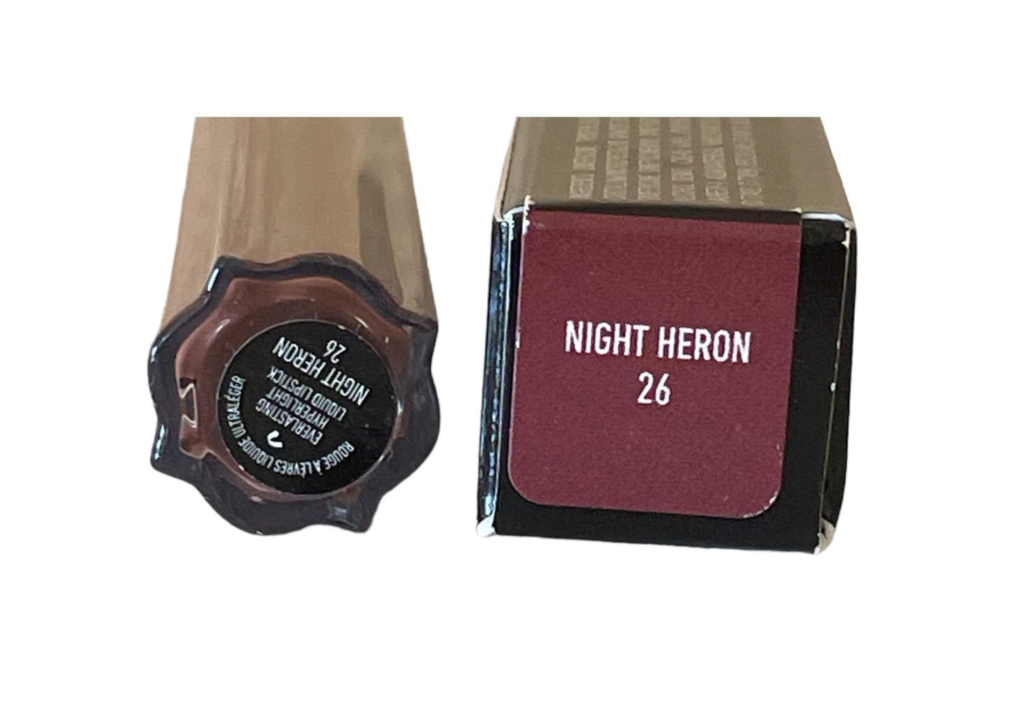 KVD Everlasting Hyperlight Liquid Lipstick - Night Heron - Reddish Brown, Transfer?Proof Matte, Lightweight All?Day Wear, Non?Drying, Vegan & Beauty & Personal Care KVD
