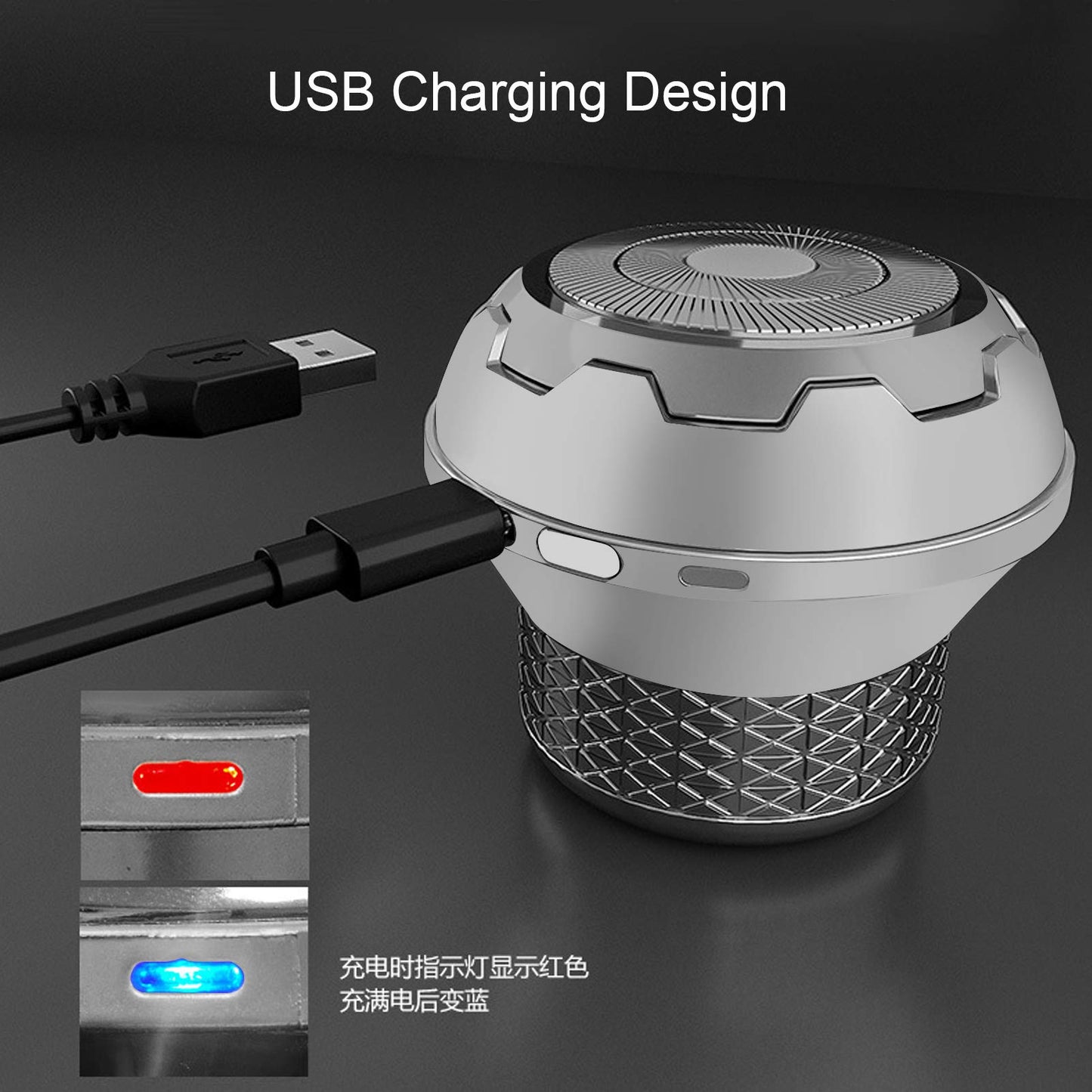 Electric for Men, Efficient Trimmer Multifunctional Electric Shavers for Men & Rechargeable for Bald Head & Beard, MustHave Grooming Tool Beauty and Personal Care VINGVO