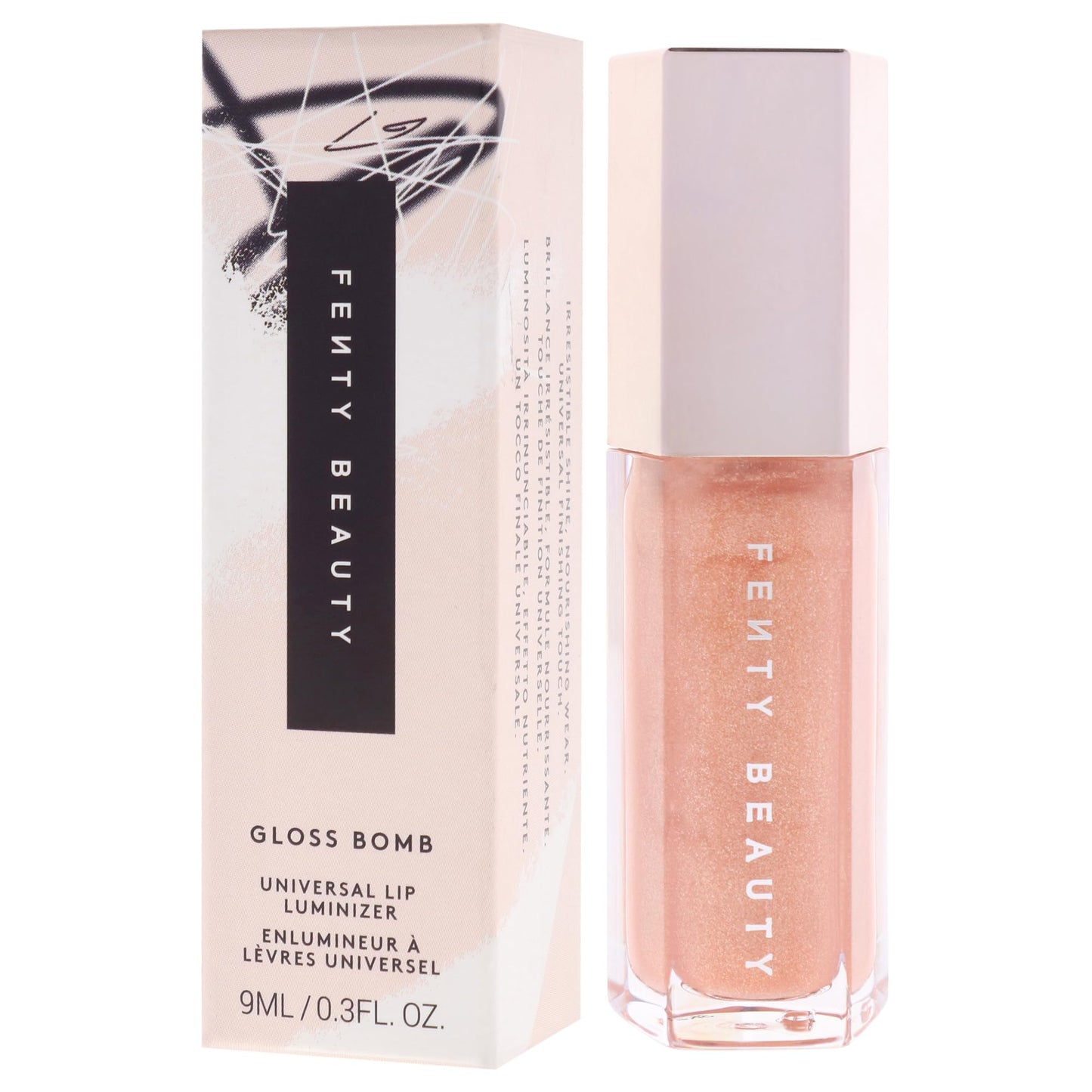Gloss Bomb Universal Lip Luminizer - 10 Champ Stamp Fantasy by Fenty Beauty for Women - 0.3 oz Lip Gloss Beauty & Personal Care FENTY BEAUTY