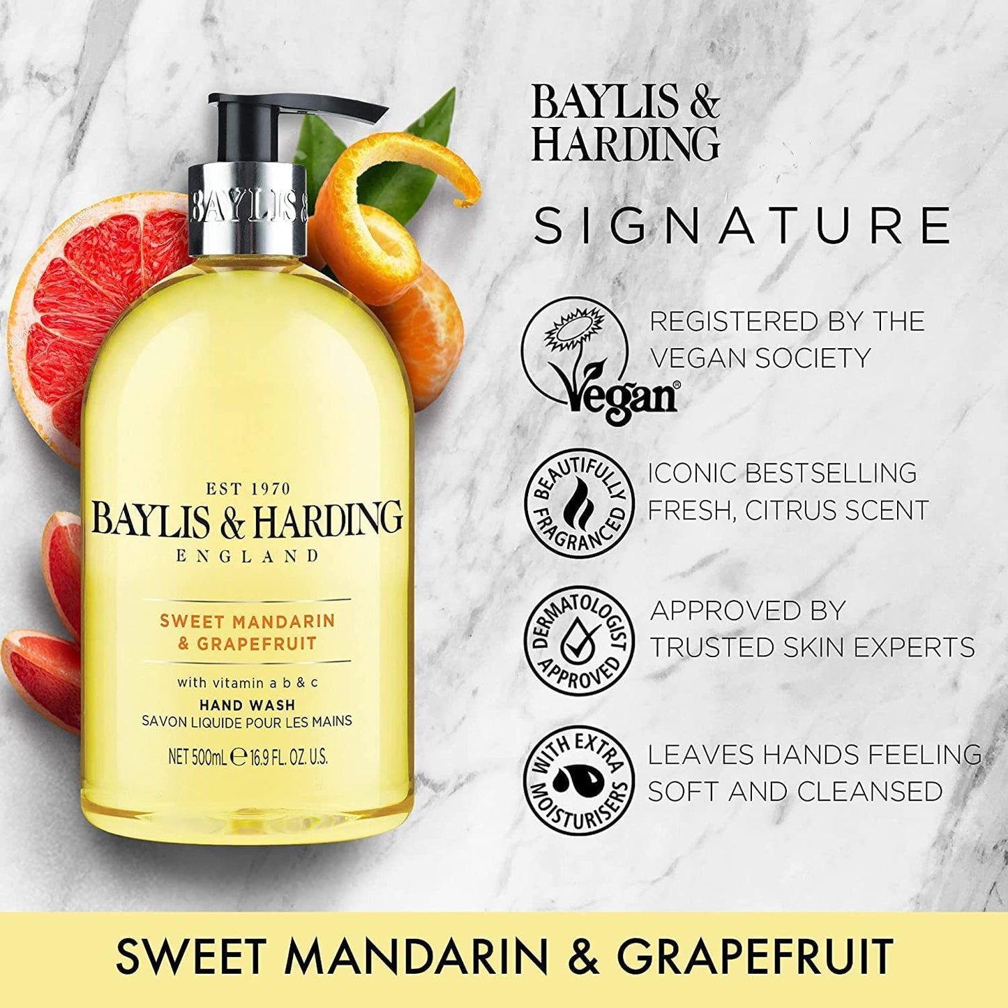 Baylis & Harding Sweet Mandarin and Grapefruit Hand Wash, 500 ml Beauty & Personal Care Baylis & Harding