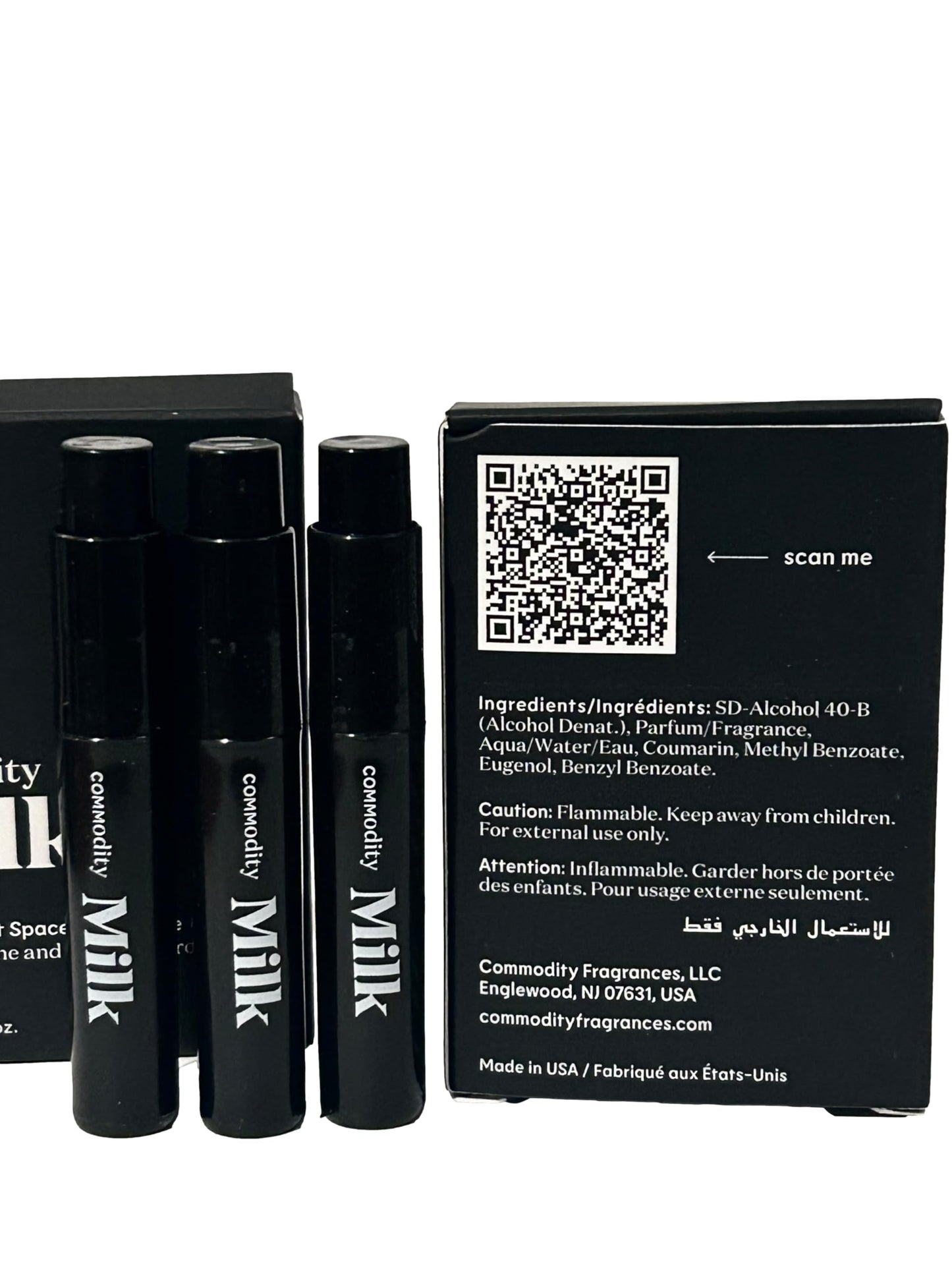 Commodity MILK UNISEX Perfume EDP Vial 2 ml / 0.07 oz - Set of 3 Beauty & Personal Care Commodity
