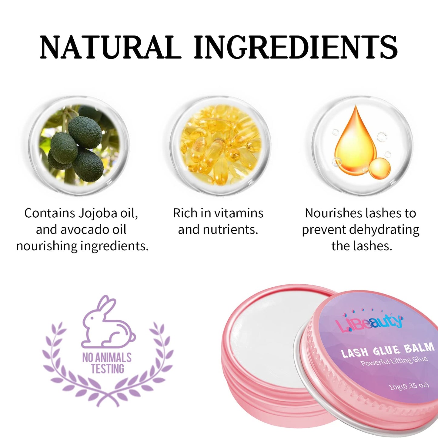 Libeauty Lash Lift Glue Balm Lash Lift Adhesive Strong Sticky Fruit Flavor Eyelash & Eyebrow Perm Glue Balm Brow Lamination Gel Beauty and Personal Care Libeauty