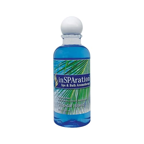 inSPAration Spa and Bath Aromatherapy 370X Spa Liquid, 9-Ounce, Tropical Island Beauty & Personal Care InSPAration