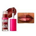 Ruby Kisses Lip Oil Booster, Hydrating Lip Gloss with Nourishing Natural Oil Blend, Jumbo Wand for Easy Application, Non-Sticky Formula (Chocolate) Beauty & Personal Care Ruby Kisses