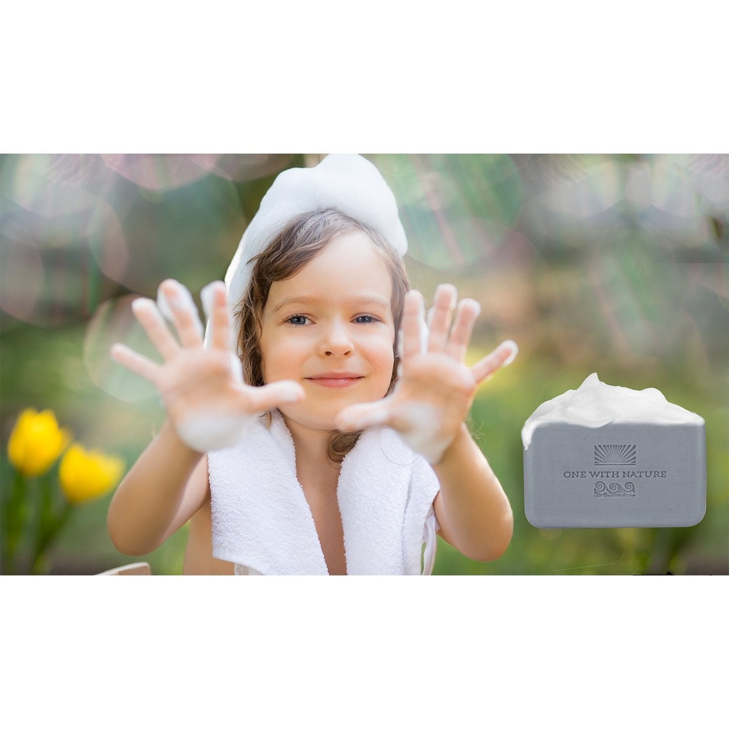 One With Nature Dead Sea Salt French Clay Soap 7 oz Beauty & Personal Care One With Nature