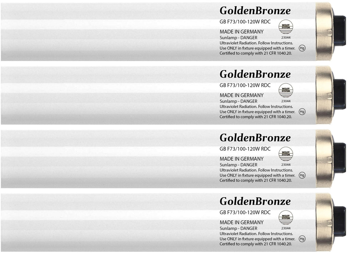 Wolff System GoldenBronze F73T12 HO 100W RDC Tanning Bulbs - Intense Bronze (32)